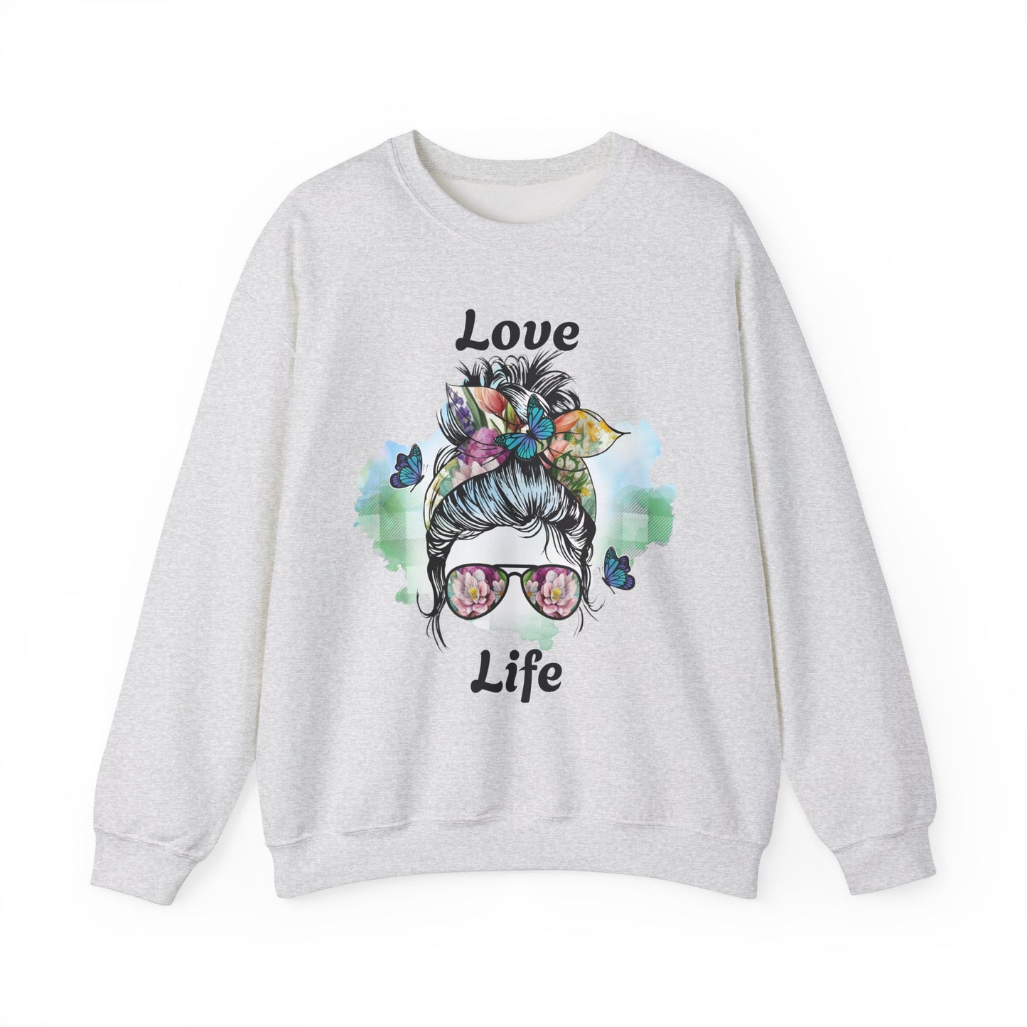 Love Life Unisex Heavy Blend Crewneck Sweatshirt - Stylish and Comfortable