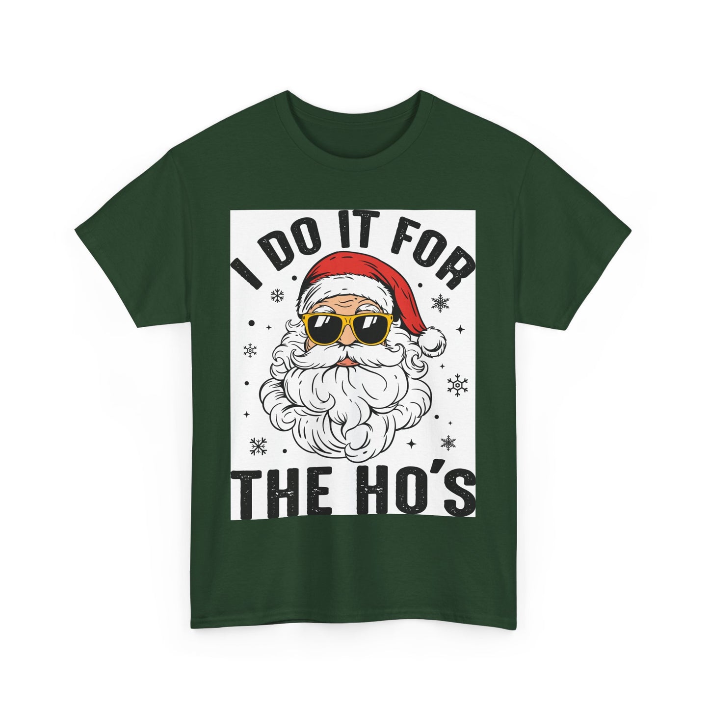 Funny Christmas T-Shirt, Unisex Heavy Cotton Tee, Holiday Humor Tee, Gift for Santa Lover, Casual Christmas Shirt, Festive Party Tee