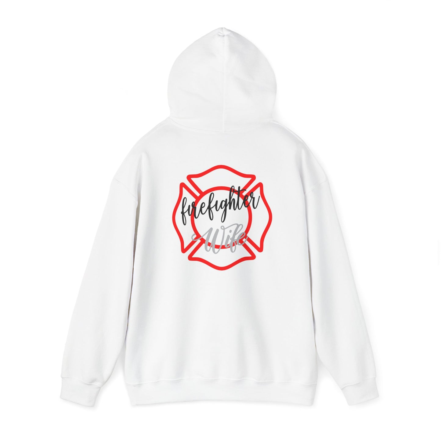 Firefighter Wife Hooded Sweatshirt – Cozy Apparel for Proud Partners