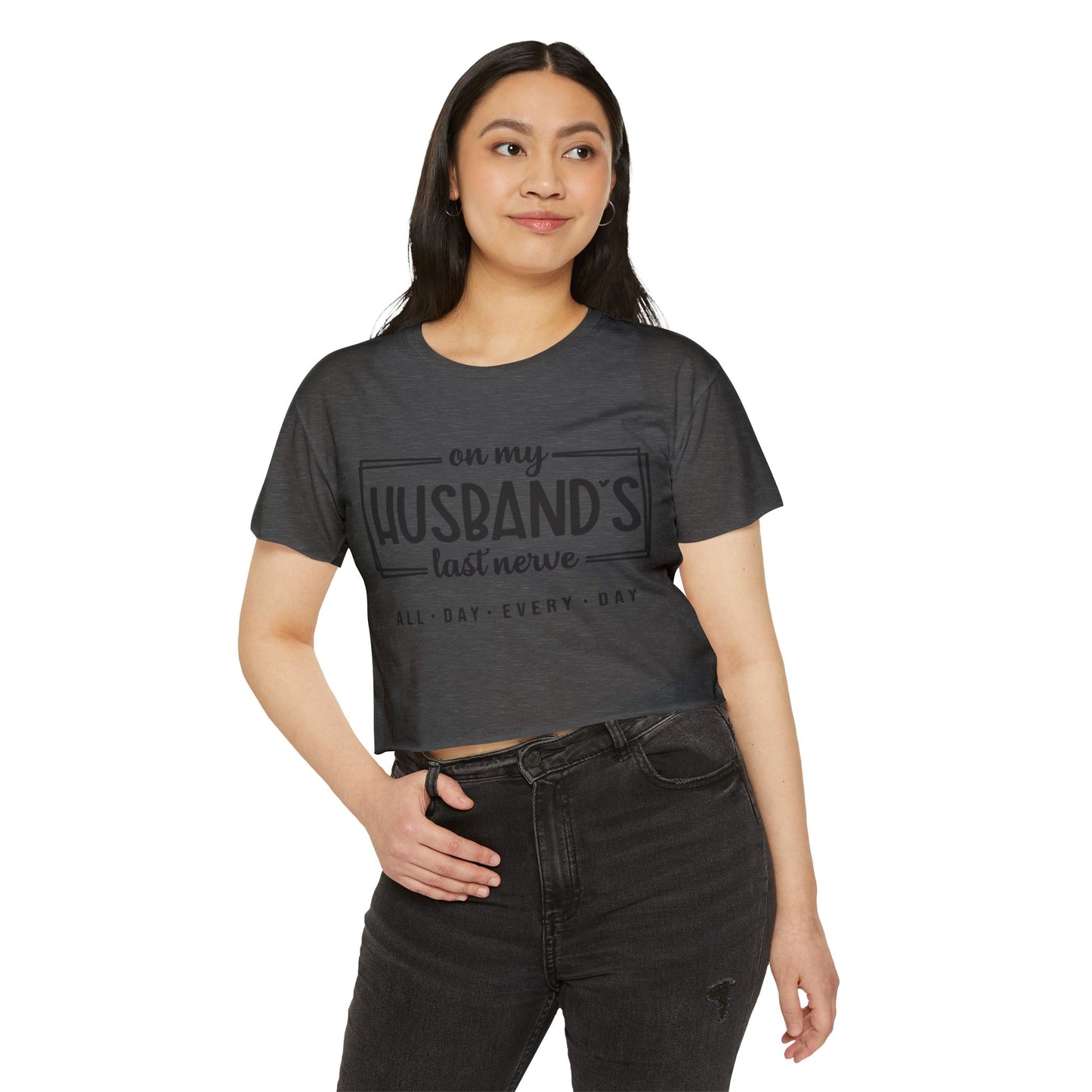 Funny Women's Crop Top, Festival Wear, Gift for Her, Women's Humor Tee, Casual Summer Shirt, Birthday Gift, Mother's Day