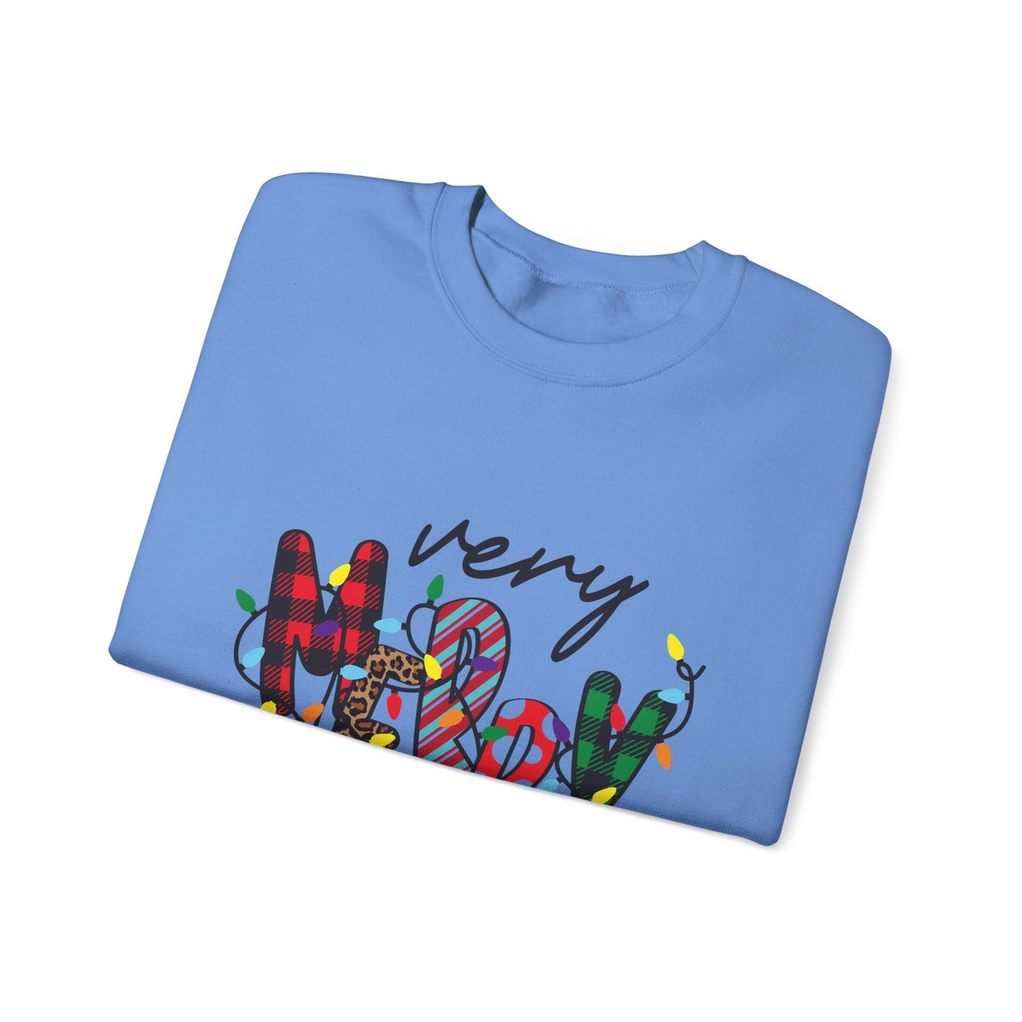Very Merry Mama Sweatshirt | Christmas Mom Holiday Crewneck