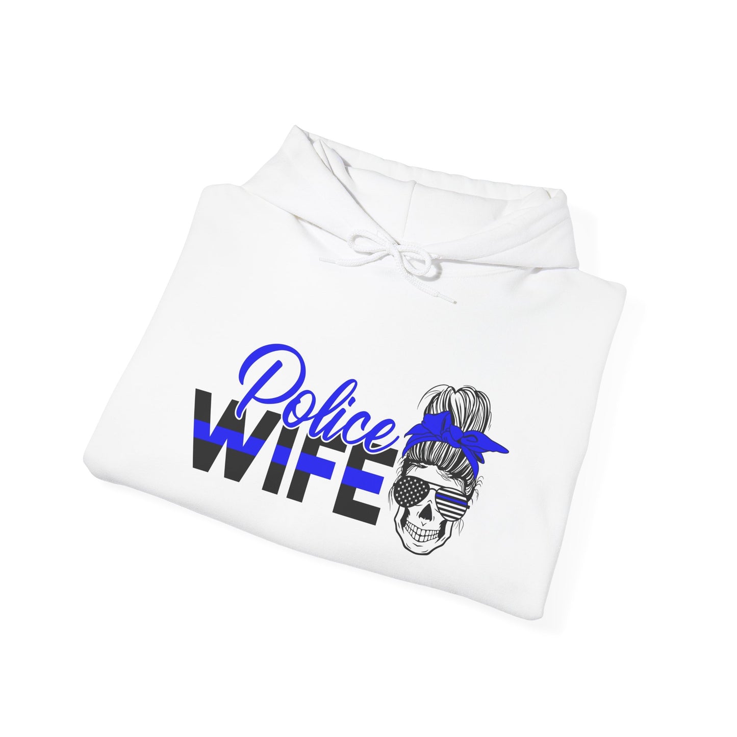 Police Wife Hooded Sweatshirt - Unisex Heavy Blend™