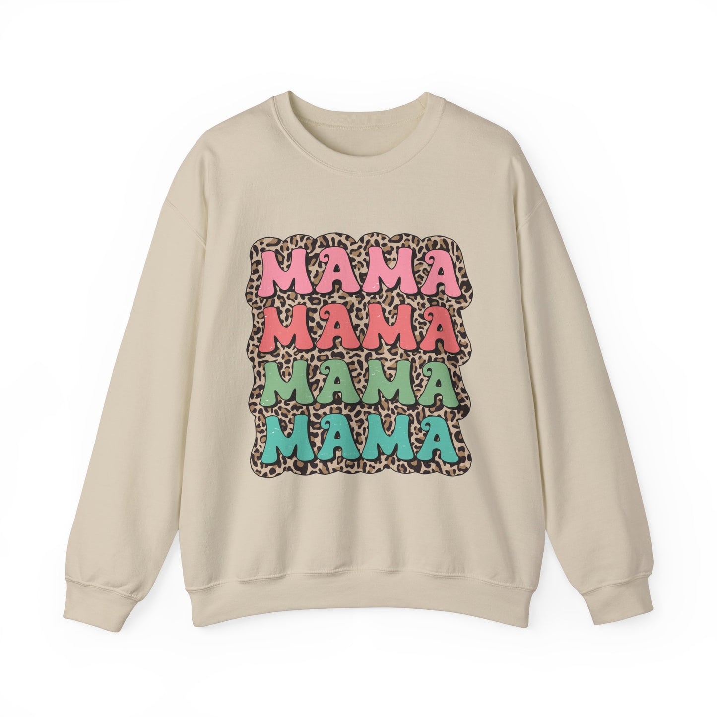 Mama Graphic Crewneck Sweatshirt - Stylish and Cozy for Moms