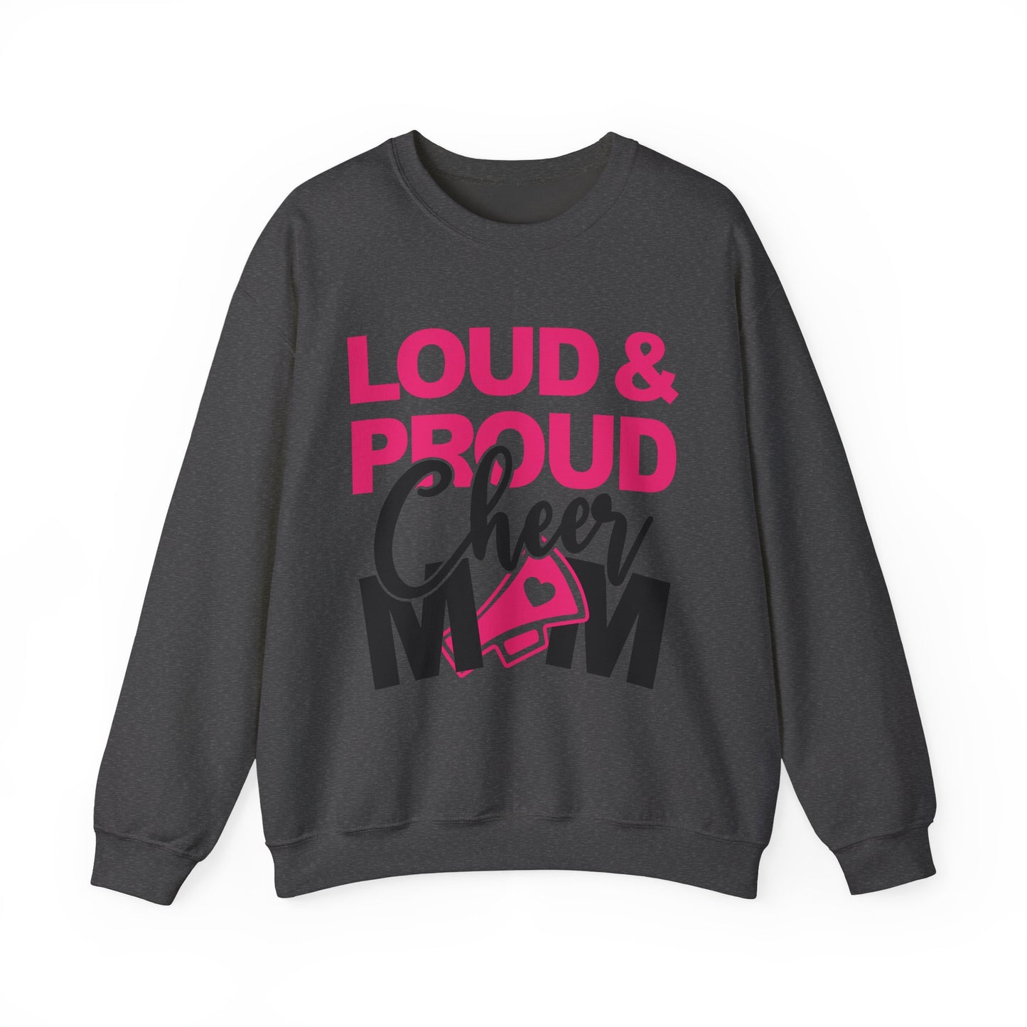 Loud & Proud Cheer Mom Sweatshirt - Unisex Heavy Blend™ Crewneck, Cheerleading Gift, Mom Sweatshirt, Team Spirit Wear, Comfortable [...]