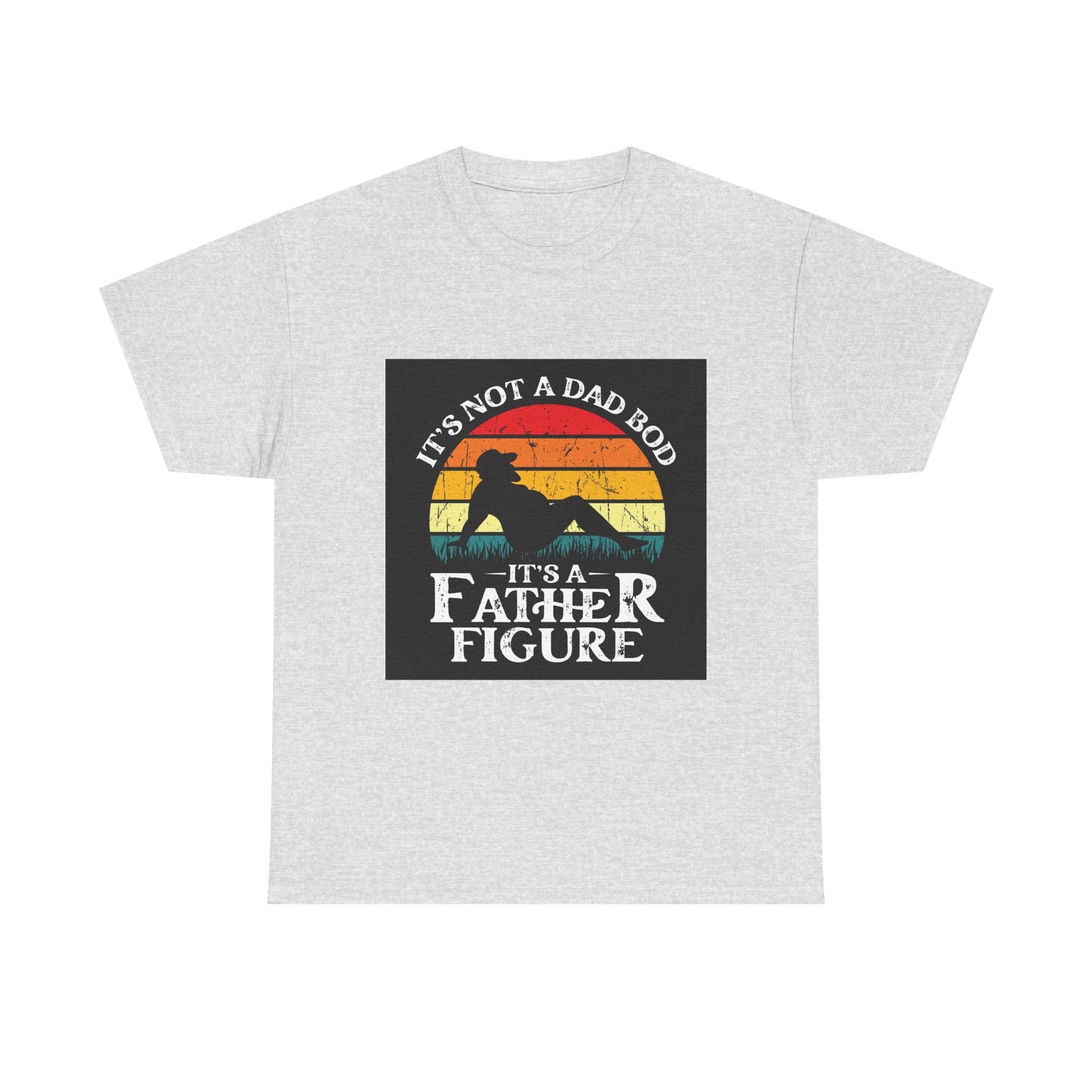 Father Figure Unisex Heavy Cotton Tee - Perfect Gift for Dads, Celebrating Fatherhood