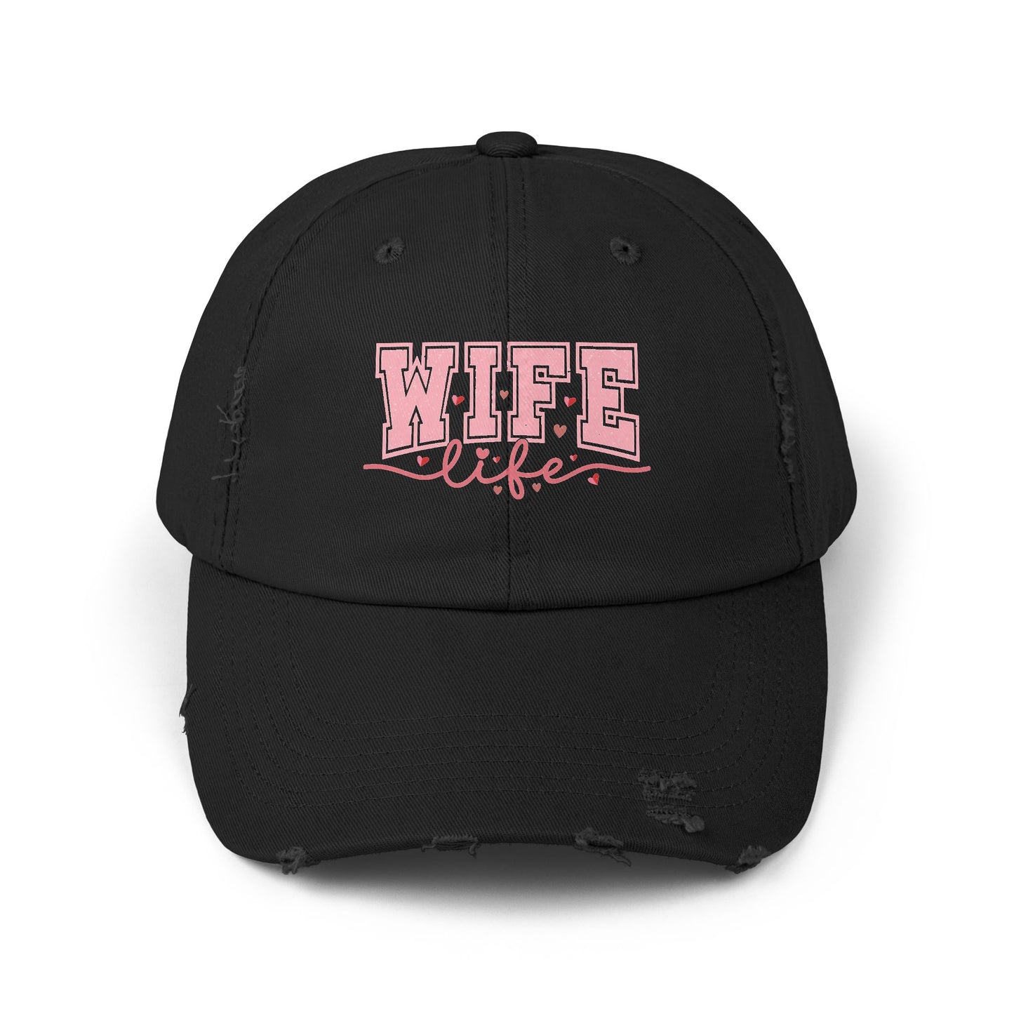 Distressed 'WIFE LIFE' Cap - Perfect Gift for Wives and Moms