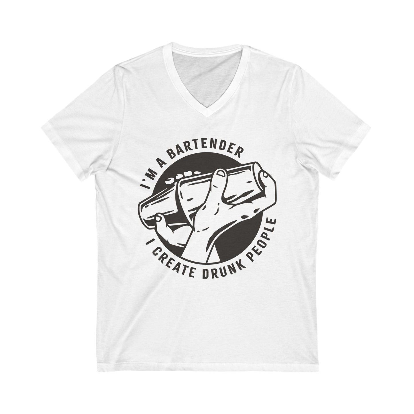 I'm A Bartender Unisex V-Neck Tee | Fun Shirt for Bartenders, Gifts for Cocktail Lovers, Alcohol Humor Tee, Drinking Celebration [...]