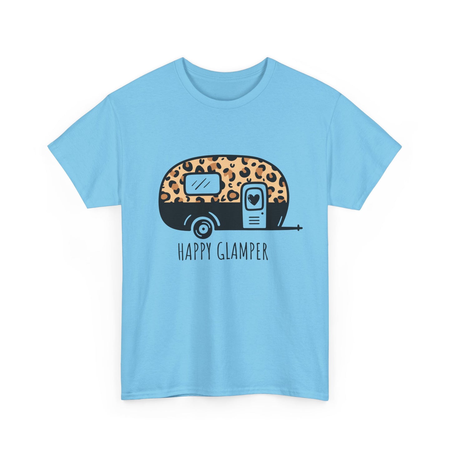 Happy Glamper Unisex Heavy Cotton Tee - Perfect for Camping Lovers