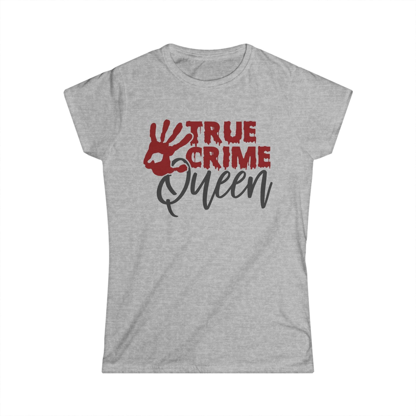 True Crime Queen Women's Tee - Perfect for True Crime Fans, Gifts, Casual Wear, Birthday, Halloween