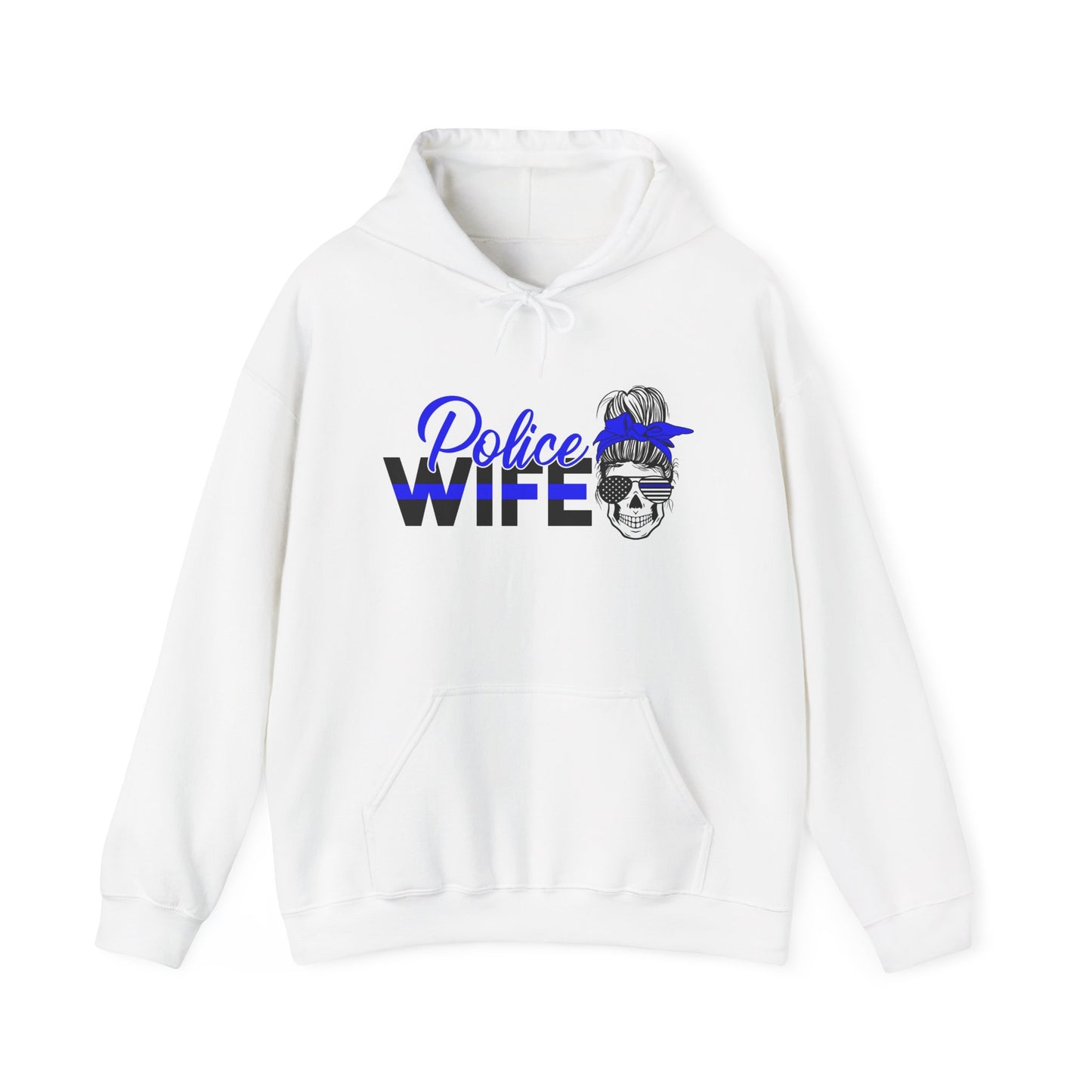 Police Wife Hooded Sweatshirt - Unisex Heavy Blend™