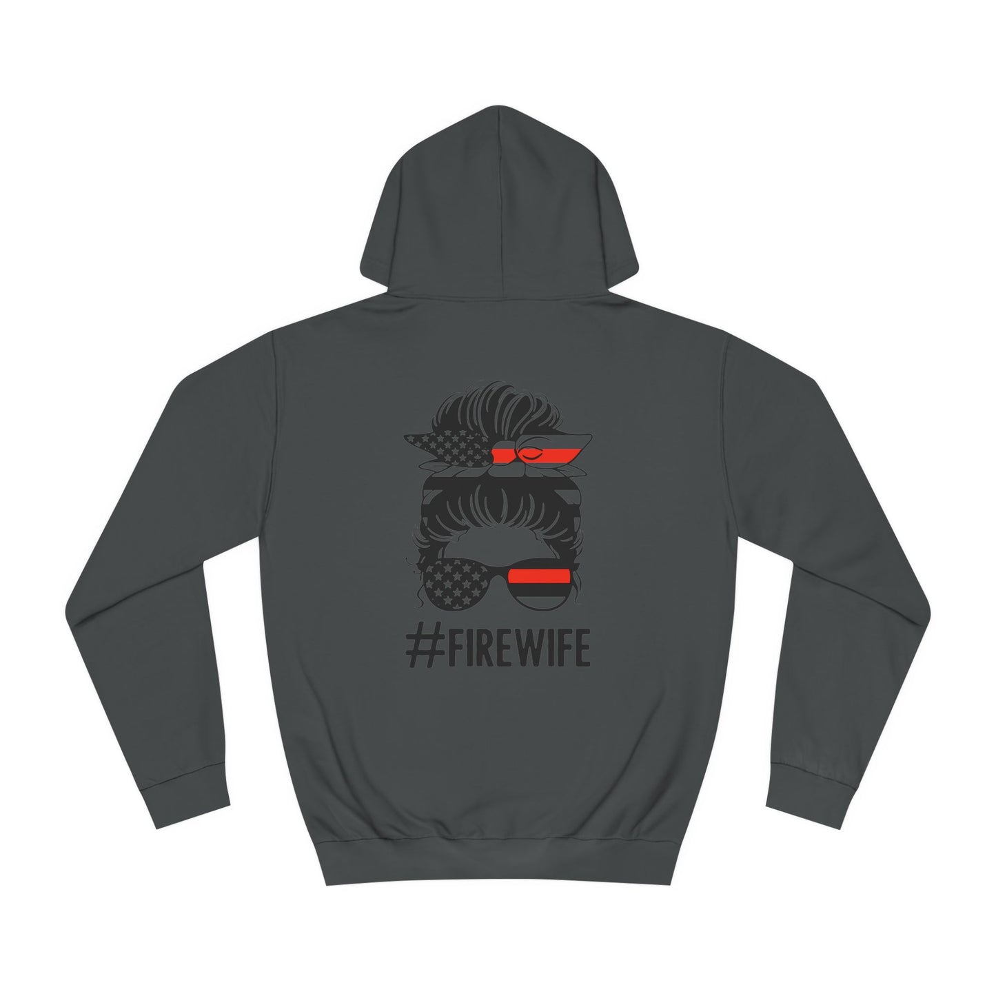 Firefighter Wife Unisex College Hoodie – Stylish Comfort for Celebrating Love & Dedication