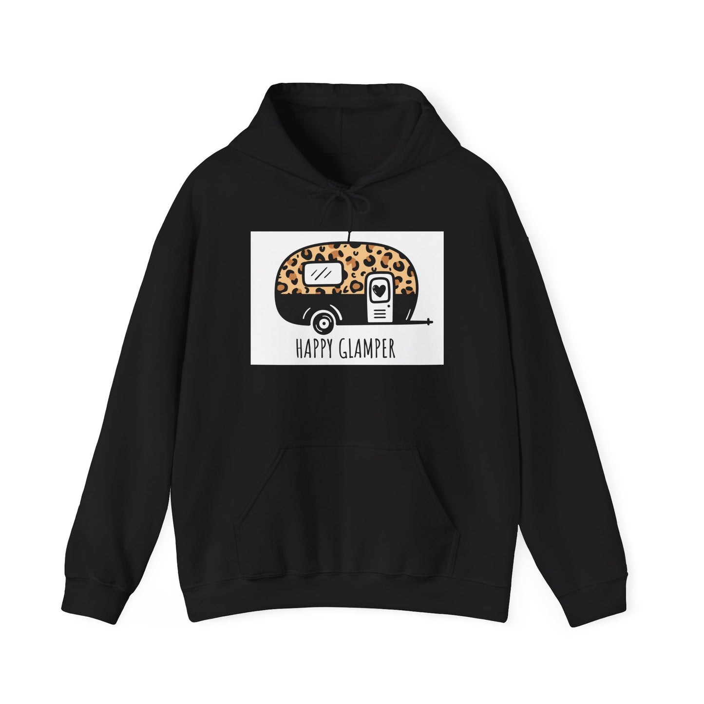 Happy Glamper Unisex Heavy Blend™ Hoodie - Cozy Camping Sweatshirt