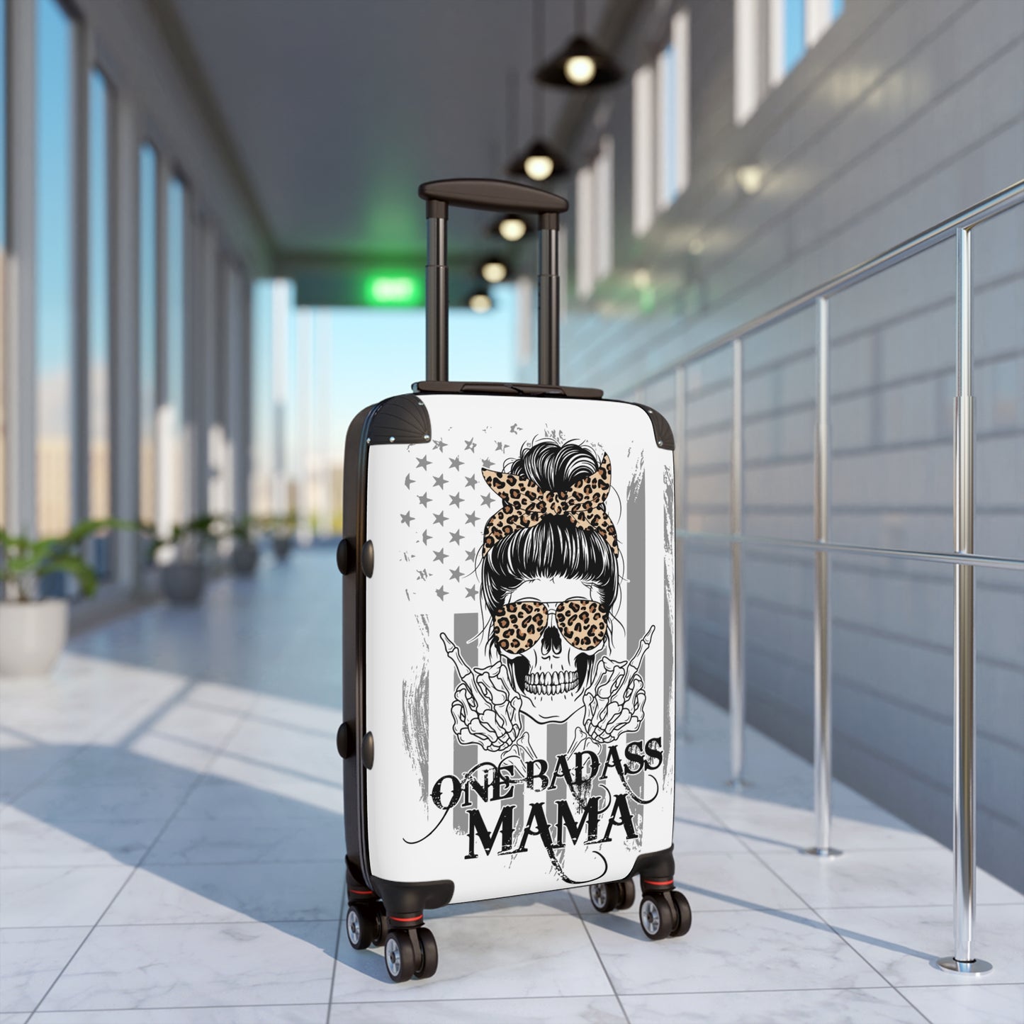 One Badass Mama Travel Suitcase - Stylish Luggage for Strong Moms