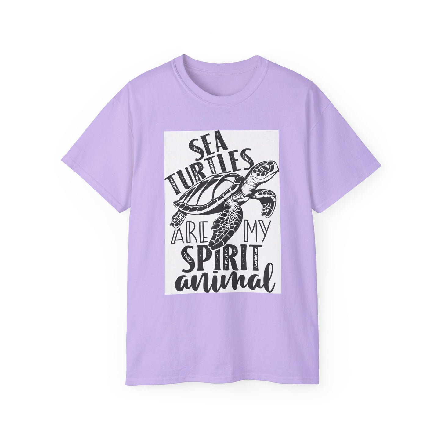 Sea Turtles Spirit Animal Unisex Ultra Cotton Tee - Eco-Friendly Nature Shirt