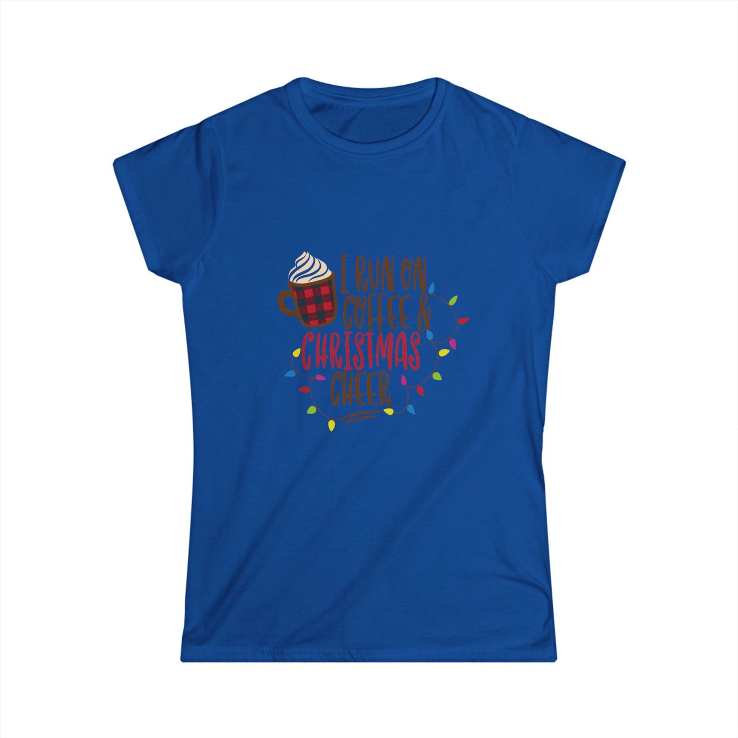 Holiday Coffee & Christmas Cheer Women's Softstyle Tee