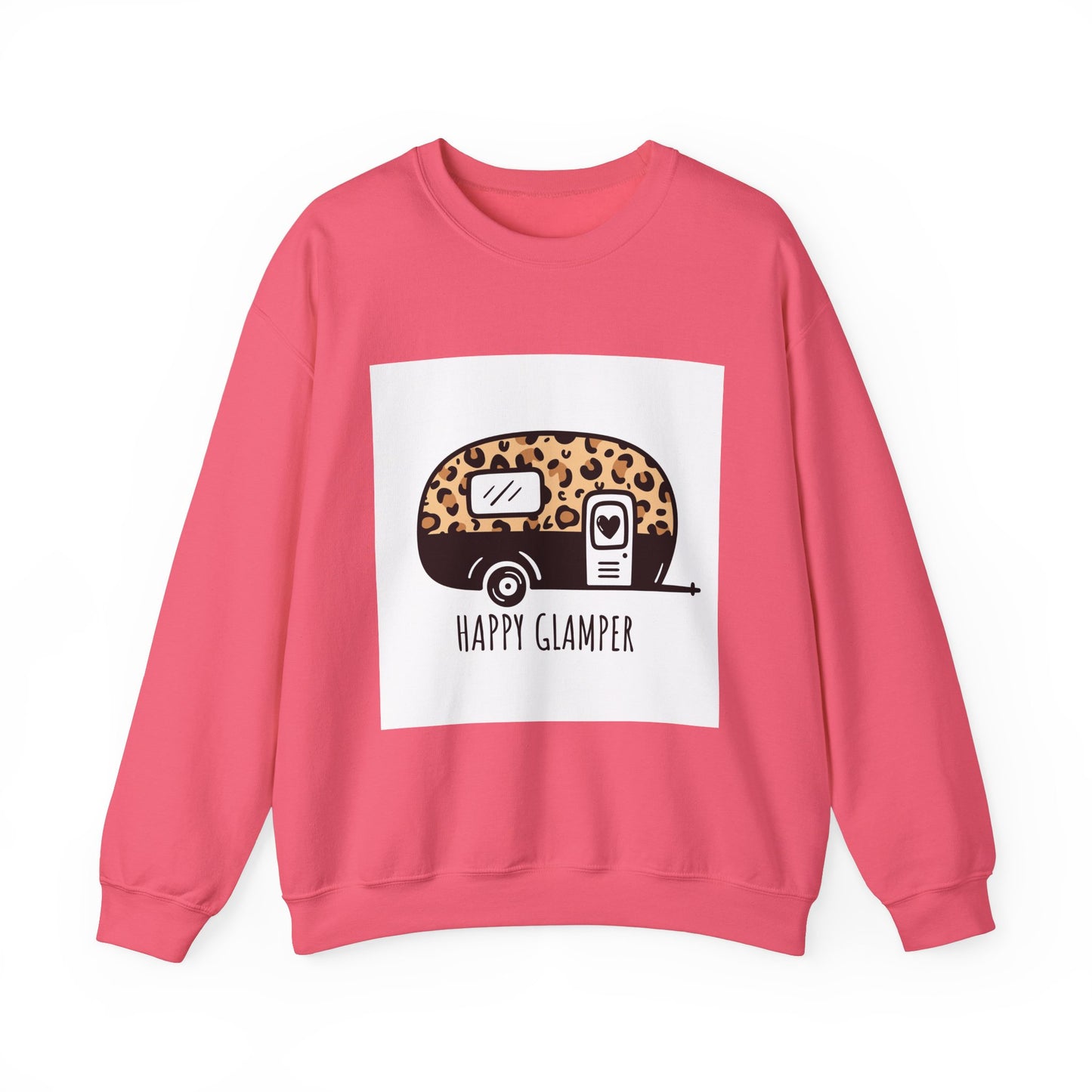 Happy Glamper Unisex Crewneck Sweatshirt - Cozy Camping Apparel