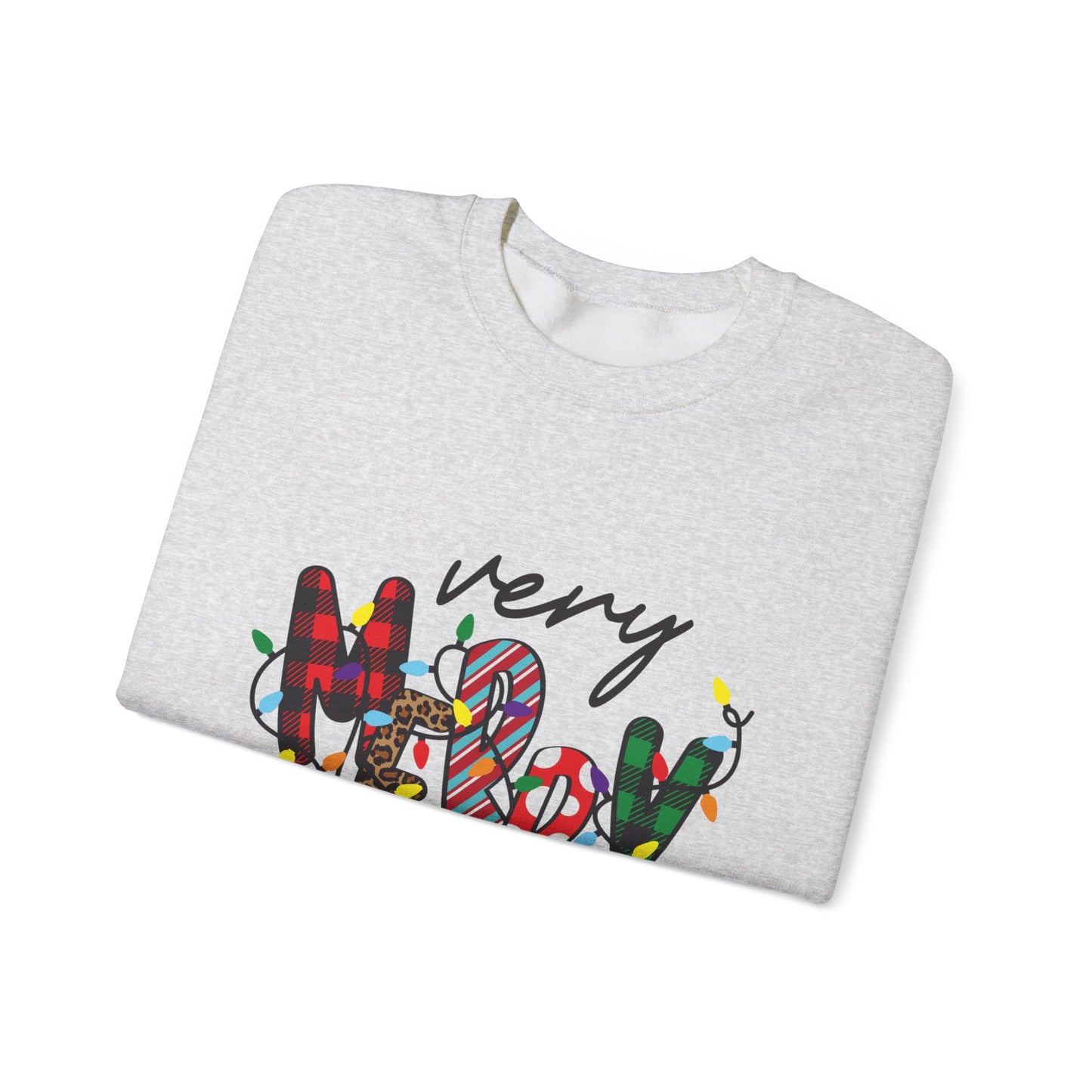 Very Merry Mama Sweatshirt | Christmas Mom Holiday Crewneck