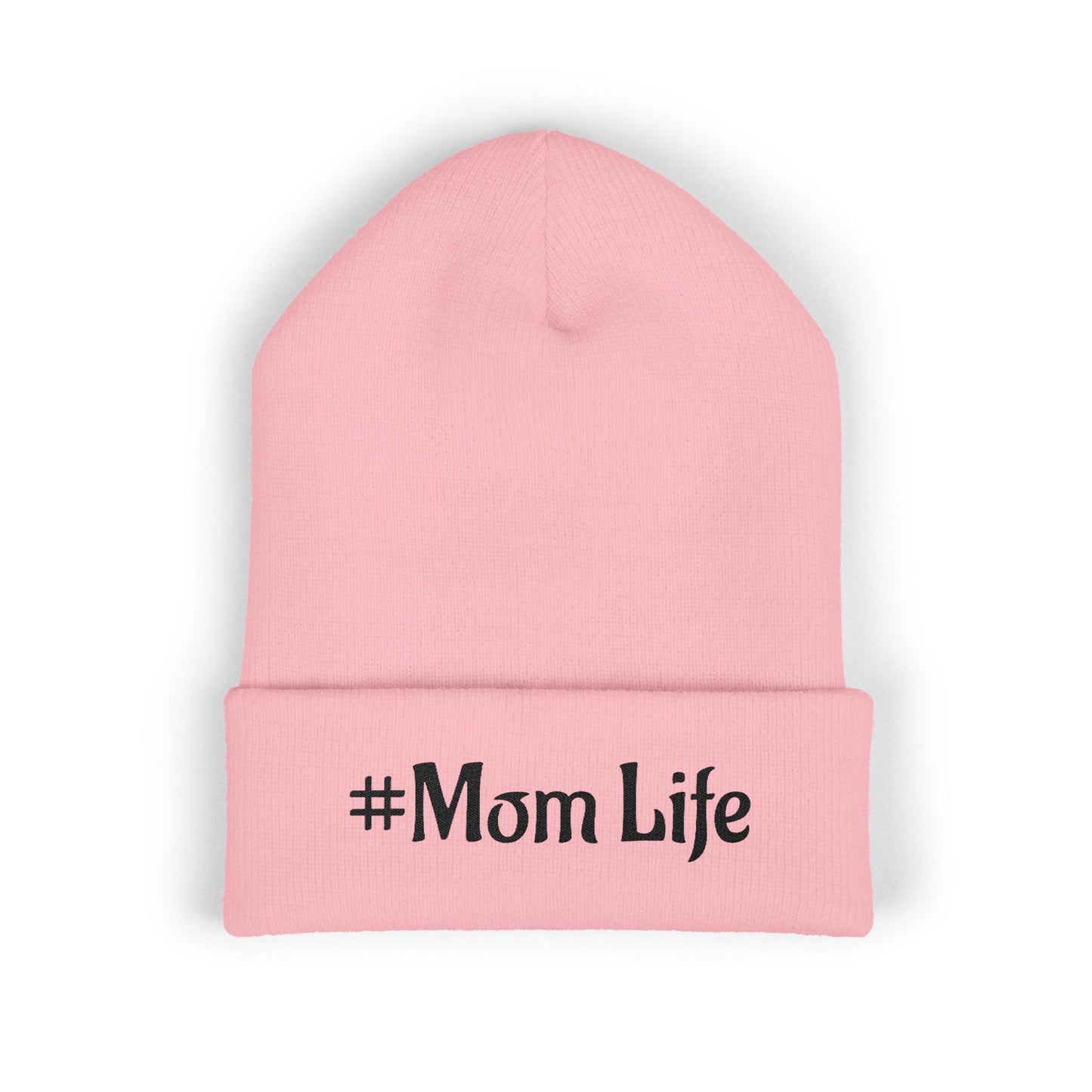 #Mom Life Beanie | Cuffed Embroidered Beanie