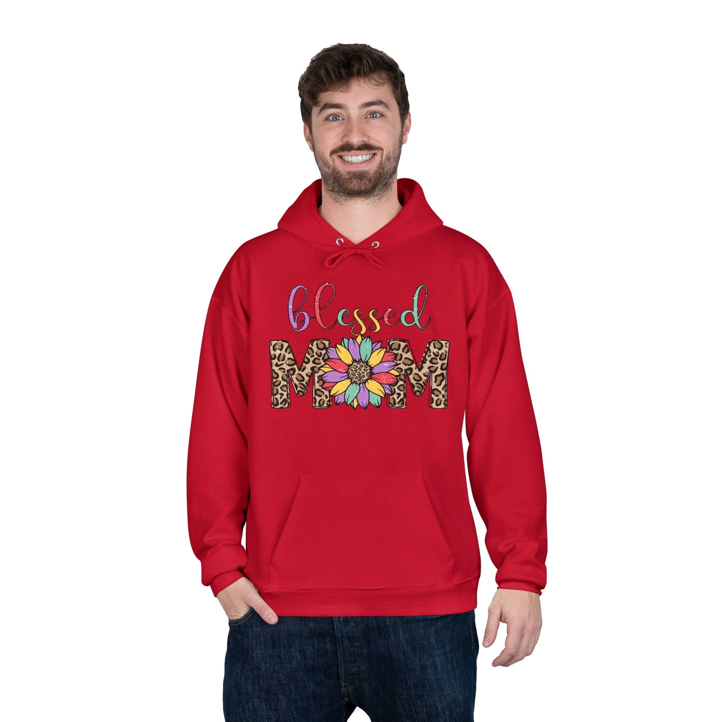 Blessed Mom Eco-Friendly Pullover Hoodie