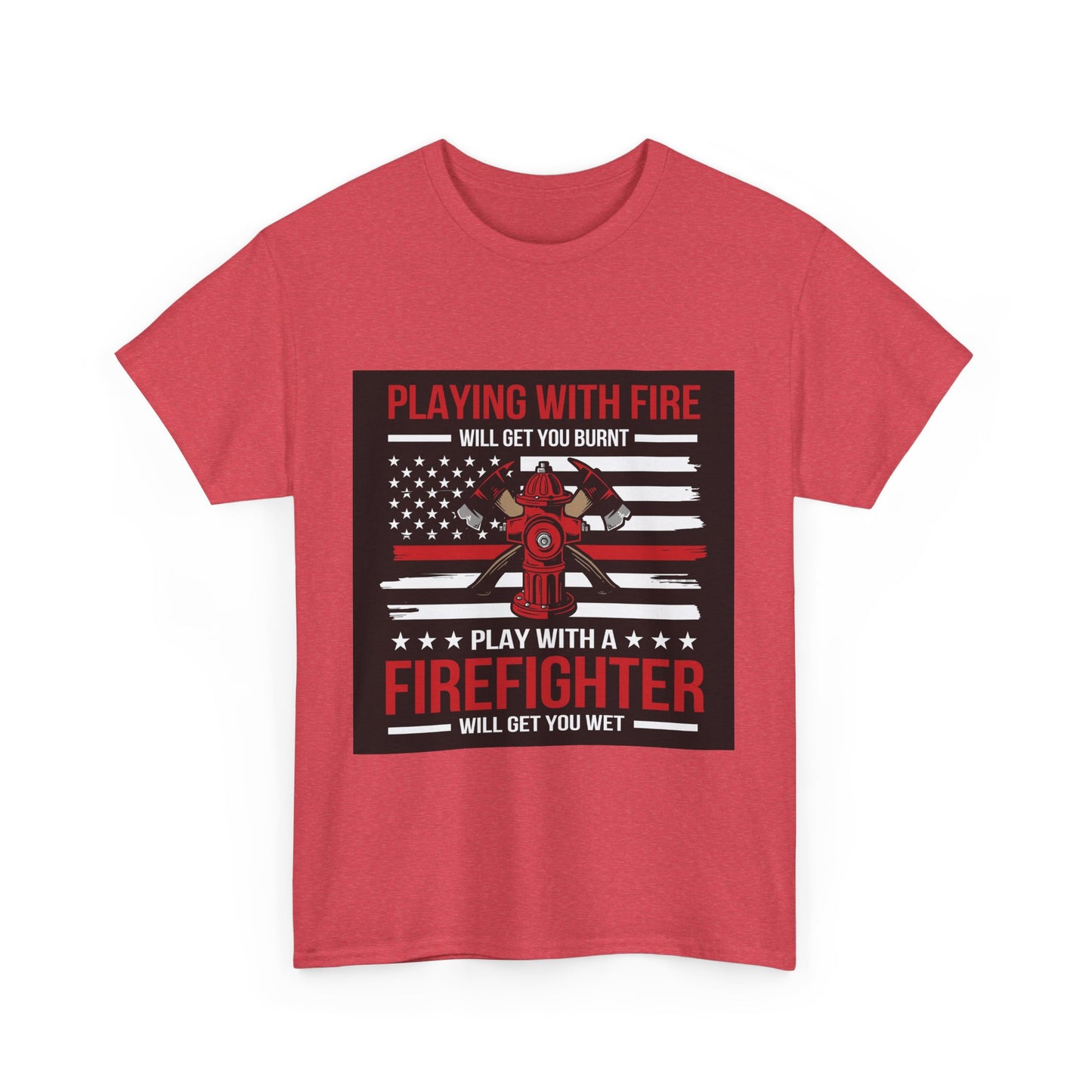 Firefighter Humor Unisex Heavy Cotton Tee | Perfect Gift for Firefighters