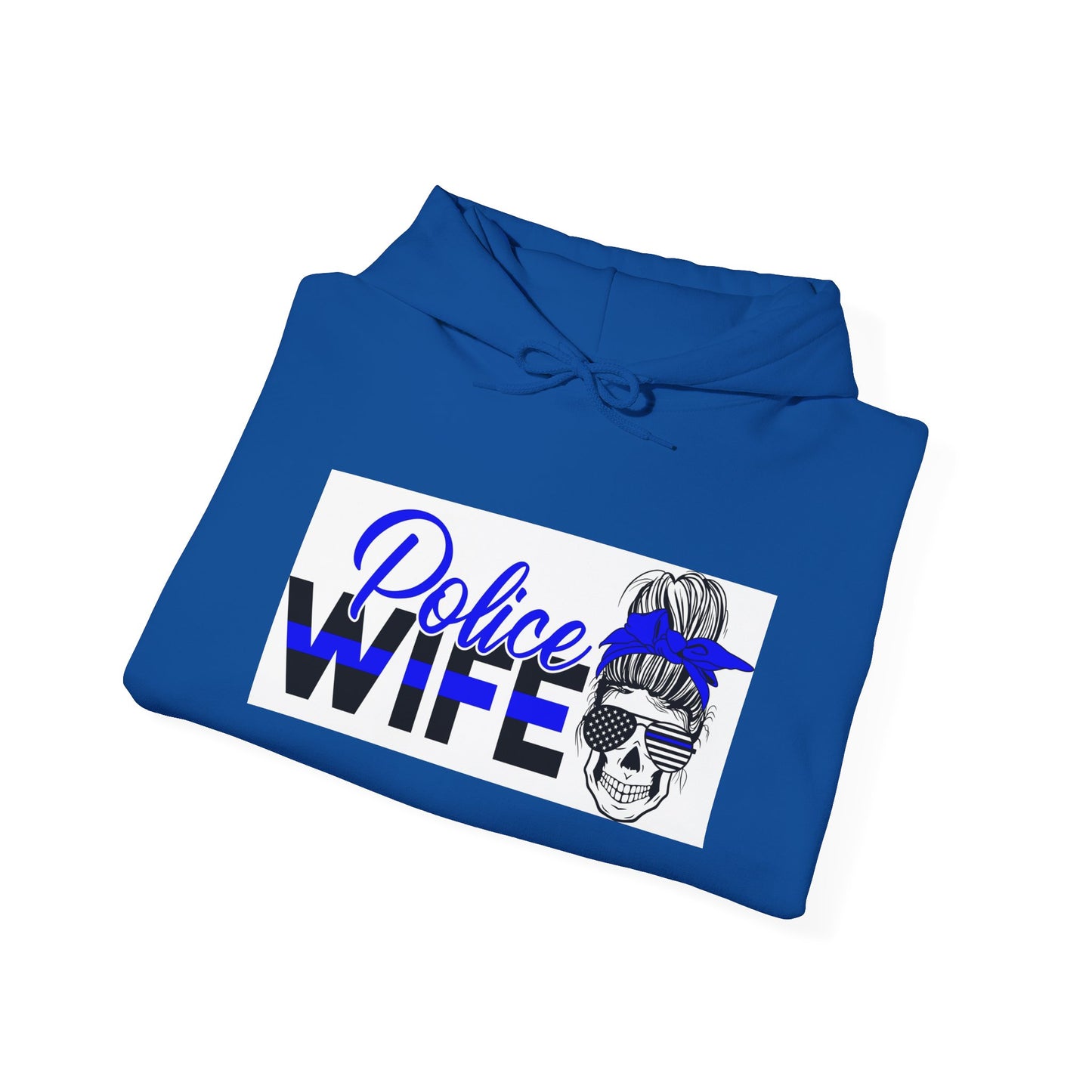 Police Wife Hooded Sweatshirt - Unisex Heavy Blend™