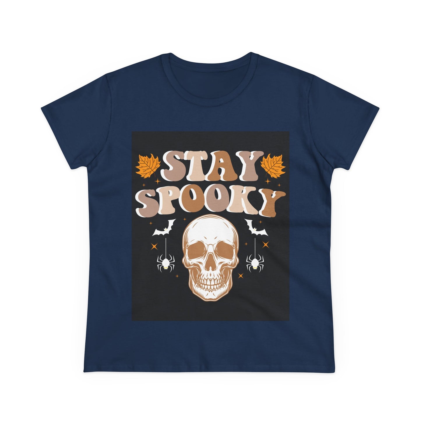 Stay Spooky Women's Tee - Halloween Shirt, Fall Fashion, Graphic Tee for Women, Casual Halloween, Spooky Season Outfit
