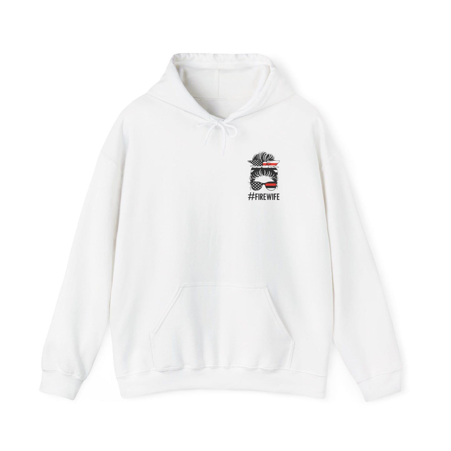 Firefighter Wife Hooded Sweatshirt – Cozy Apparel for Proud Partners