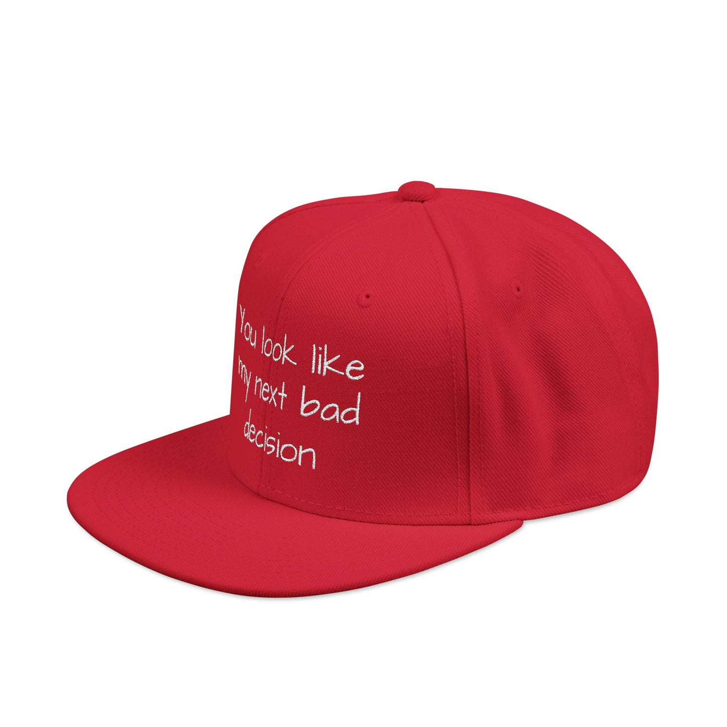 Snapback Hat - Embroidered Cap, Trendy Hat, Streetwear Accessory, Gift for Him, Stylish Headwear, funny hat