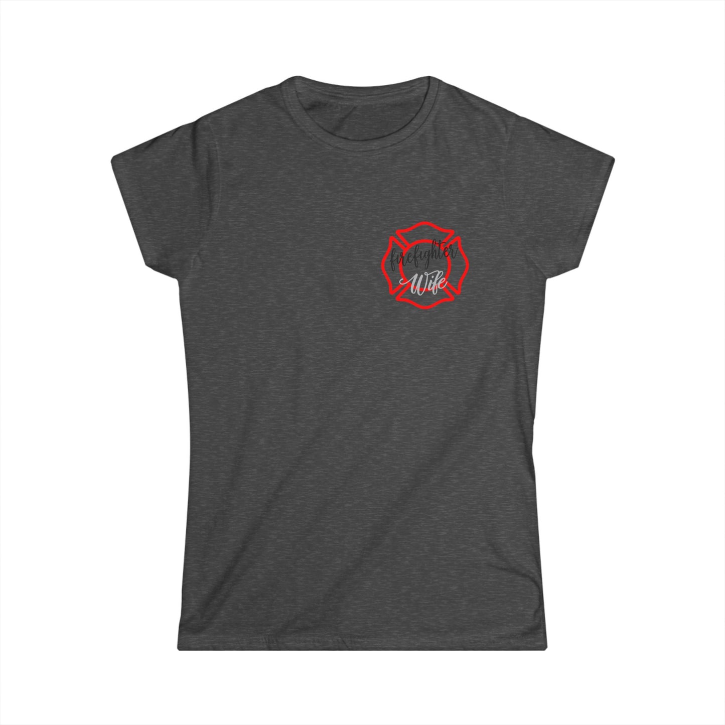 Firefighter Wife Softstyle Tee - #FireWife Graphic T-Shirt