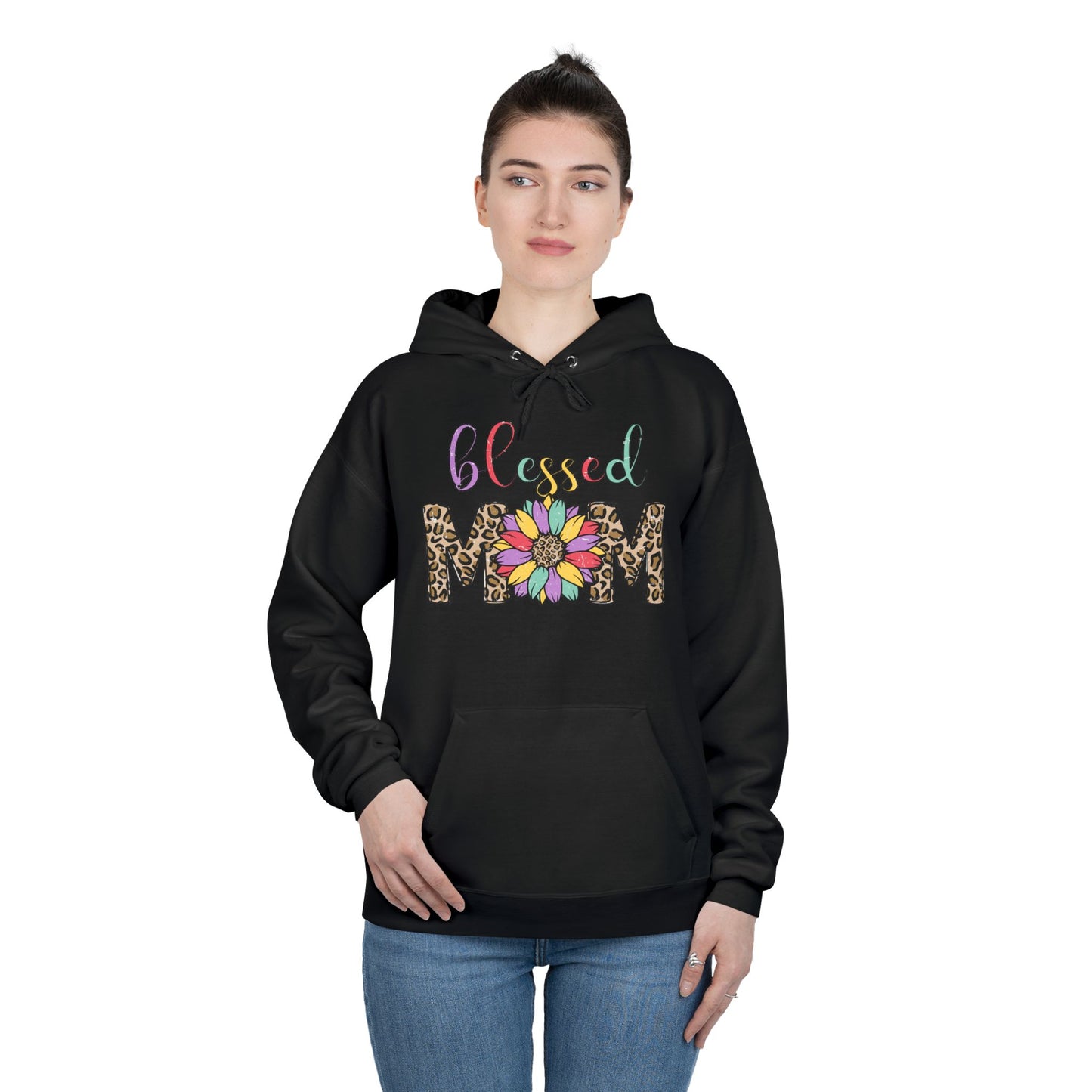 Blessed Mom Eco-Friendly Pullover Hoodie
