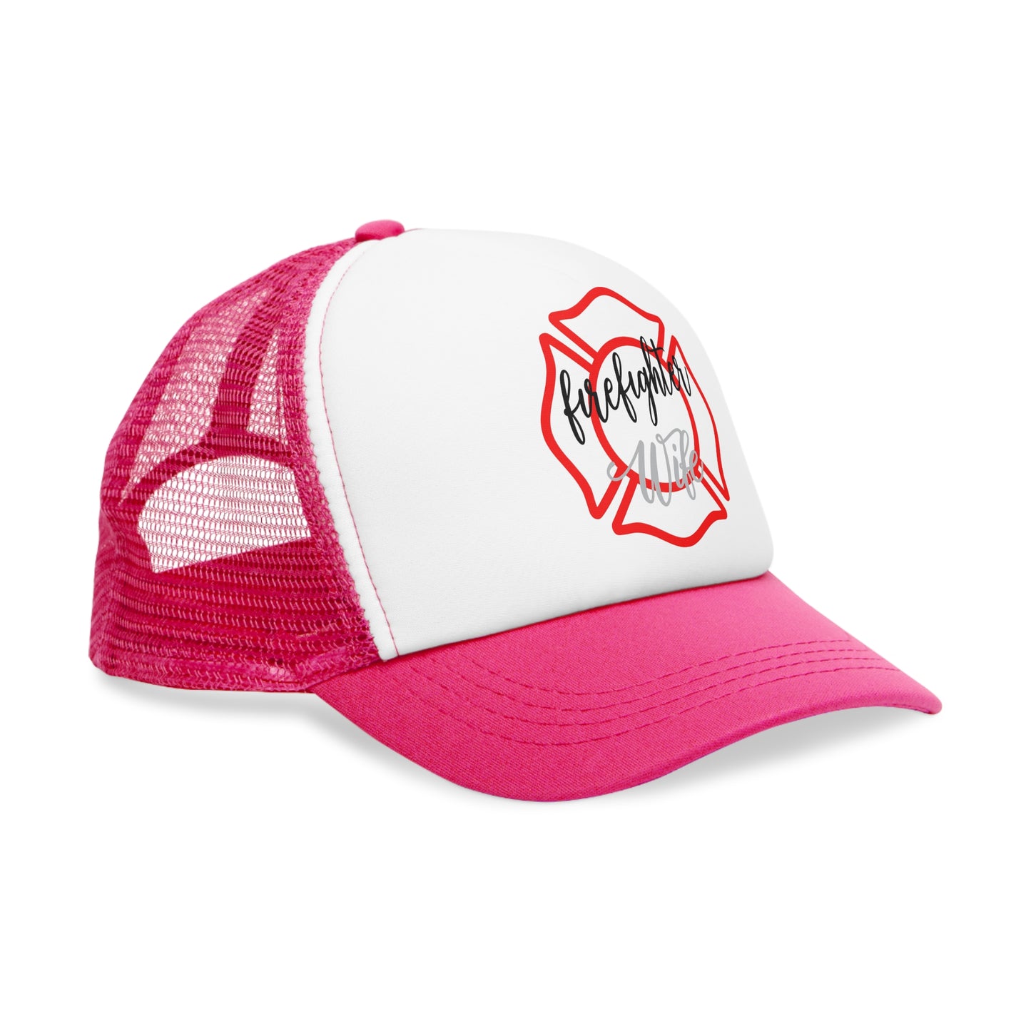 Firefighter Wife Mesh Cap - Stylish Trucker Hat for Supportive Spouses