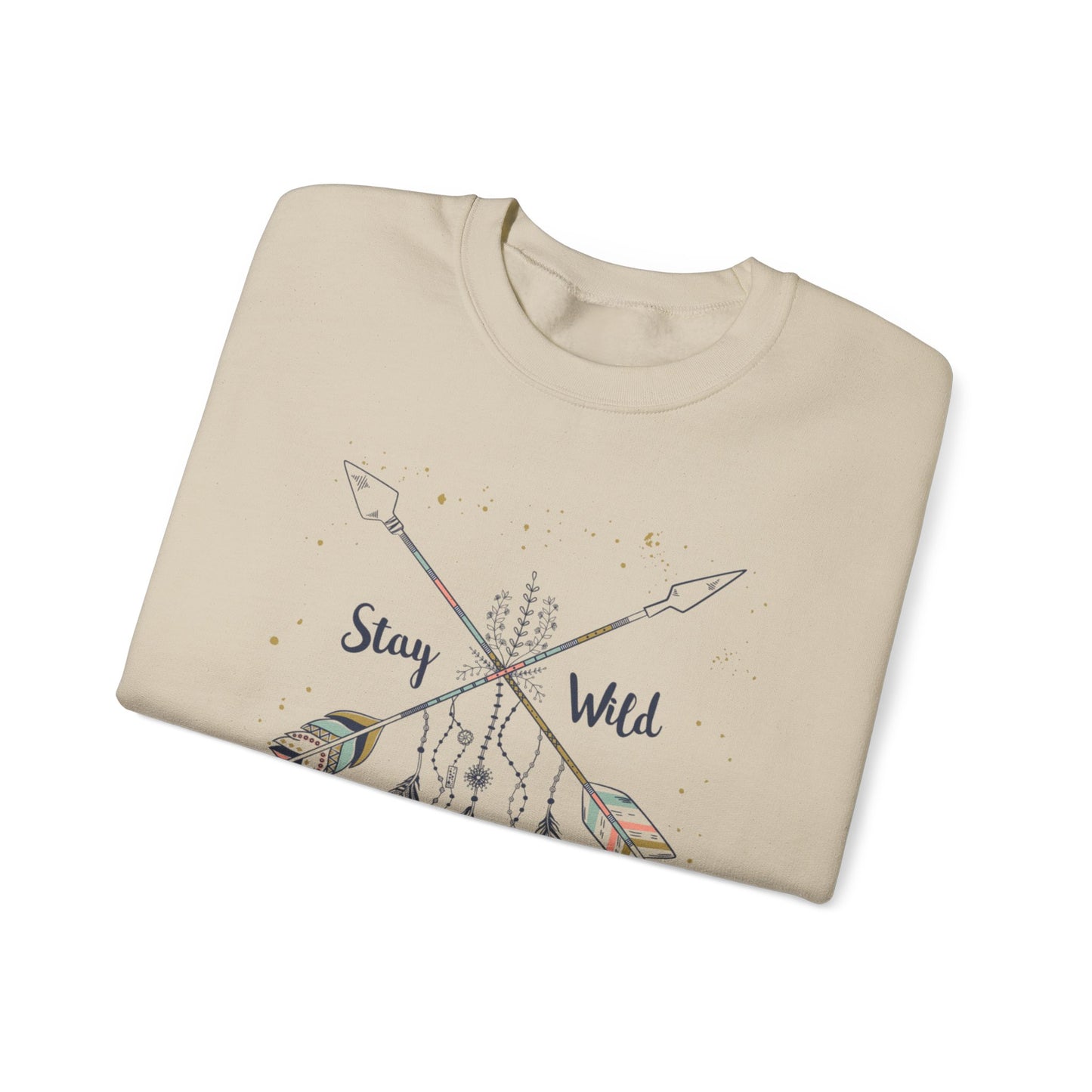 Unisex Crewneck Sweatshirt - Stay Wild Design