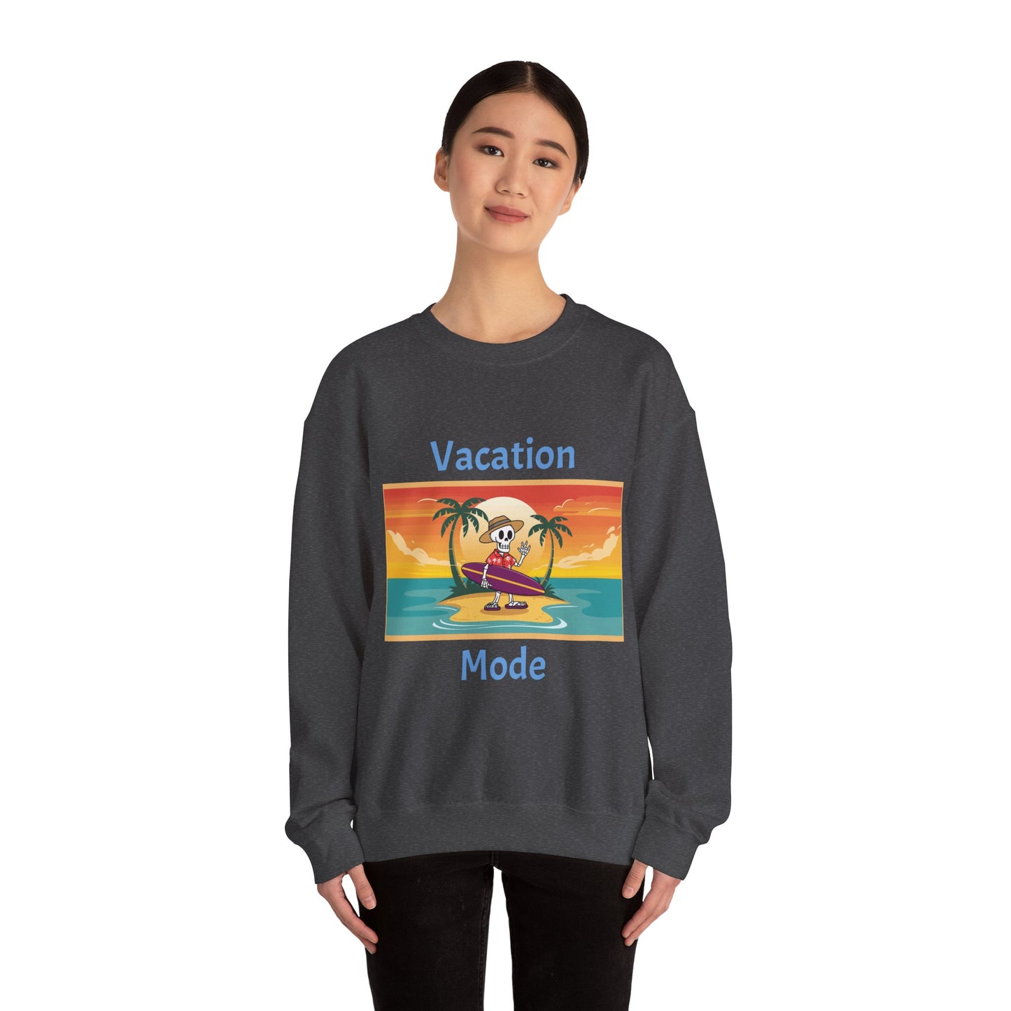 Vacation Mode Unisex Heavy Blend™ Crewneck Sweatshirt