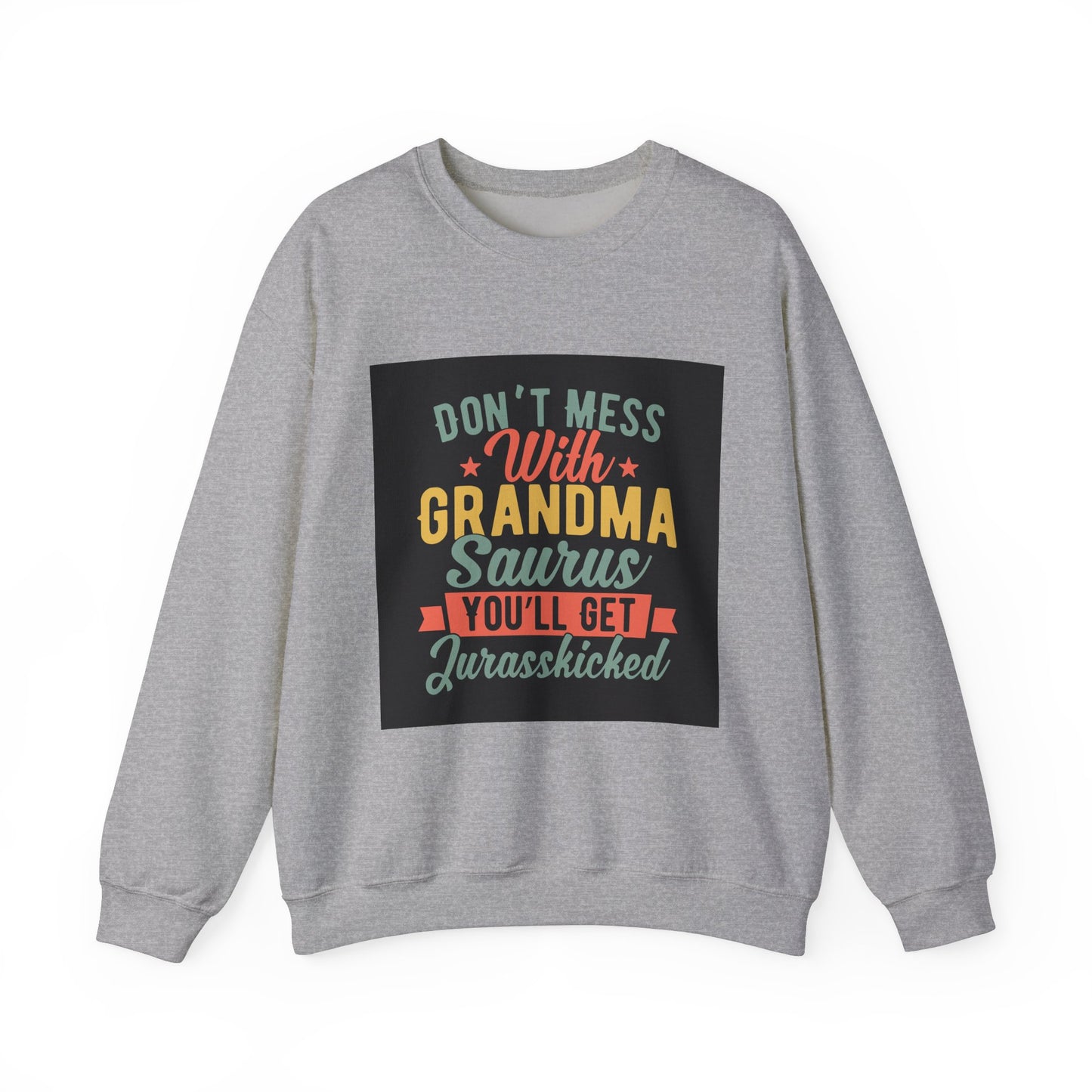 Funny Grandma Saurus Crewneck Sweatshirt