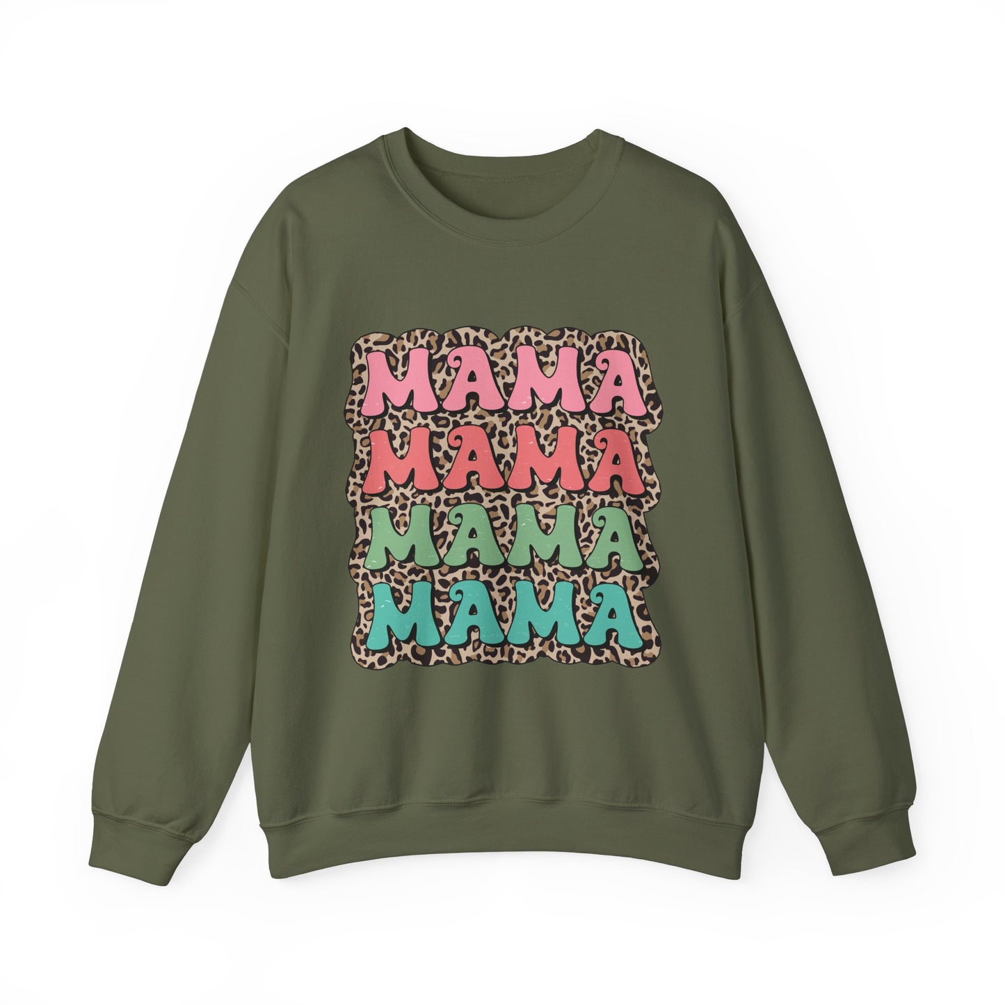 Mama Graphic Crewneck Sweatshirt - Stylish and Cozy for Moms