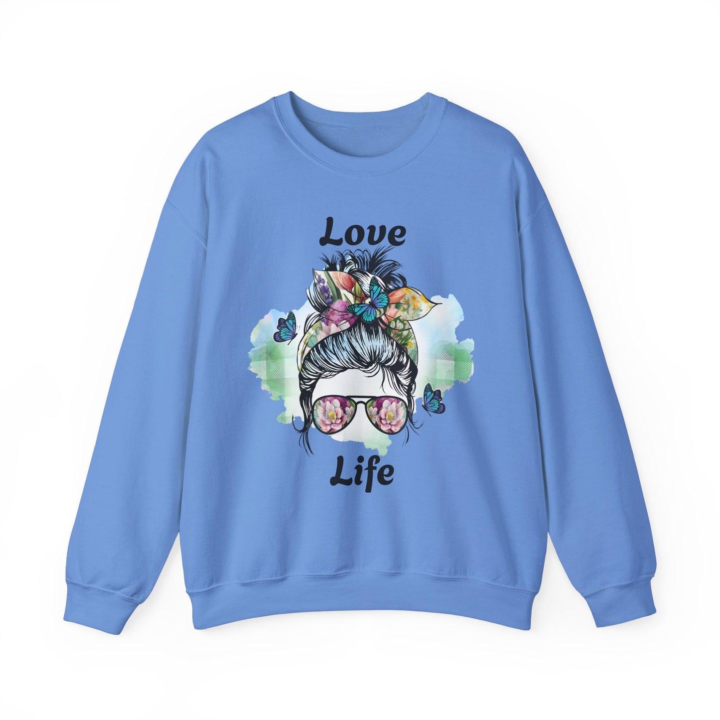 Love Life Unisex Heavy Blend Crewneck Sweatshirt - Stylish and Comfortable