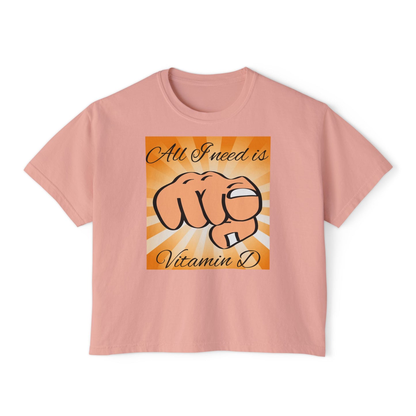 Vitamin D Women's Boxy Tee - Perfect for Sun Lovers