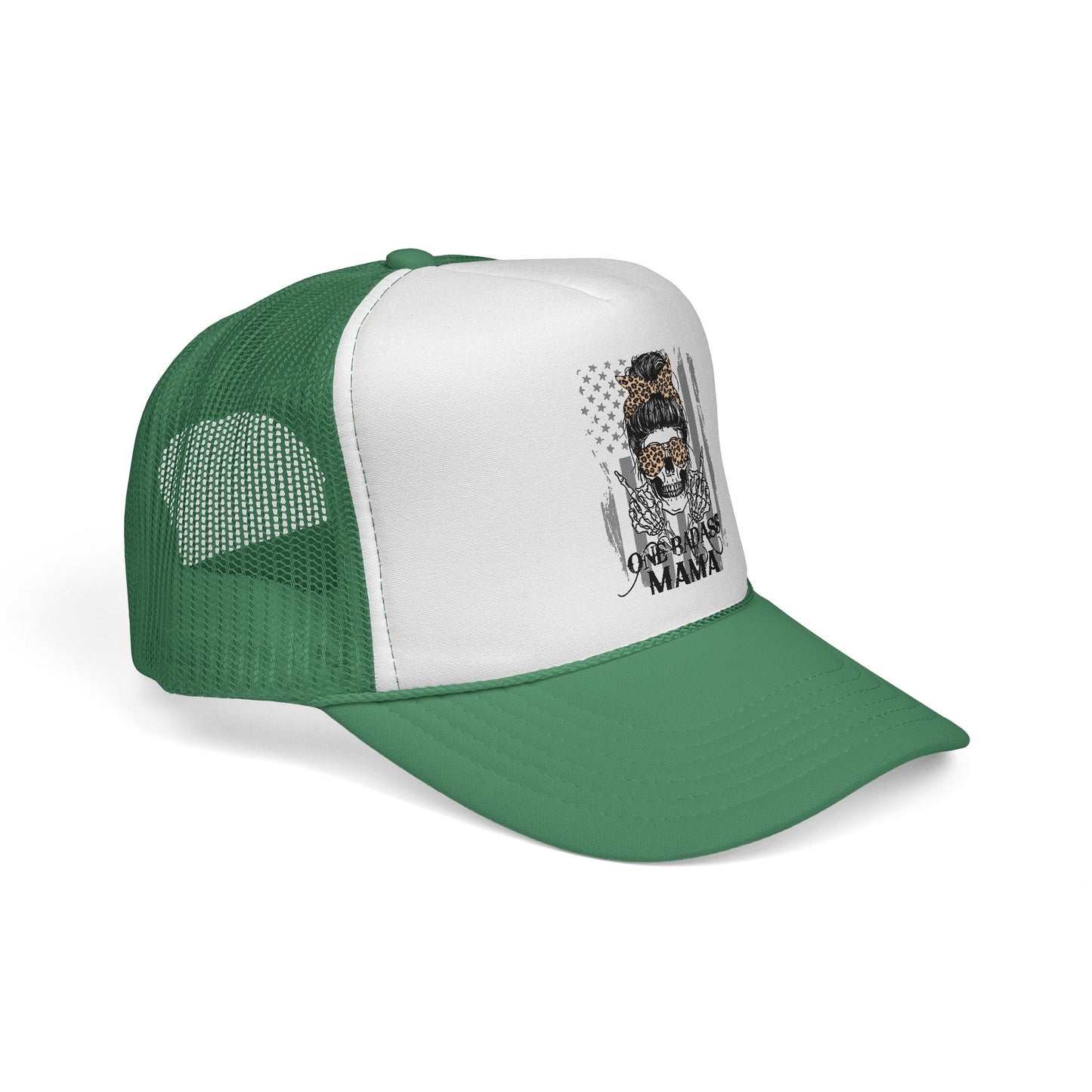 "One Badass Mama" Trucker Cap - Stylish & Edgy Headwear for Moms