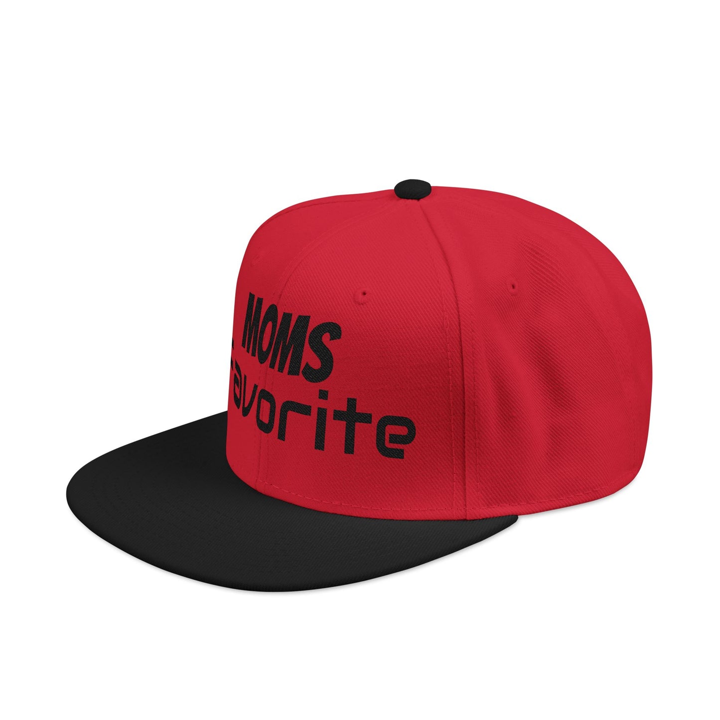 MOM'S FAVORITE Snapback Hat | Stylish Embroidered Cap for Moms | Perfect Gift for Mother's Day, Birthdays, Family Outings, Casual Wear