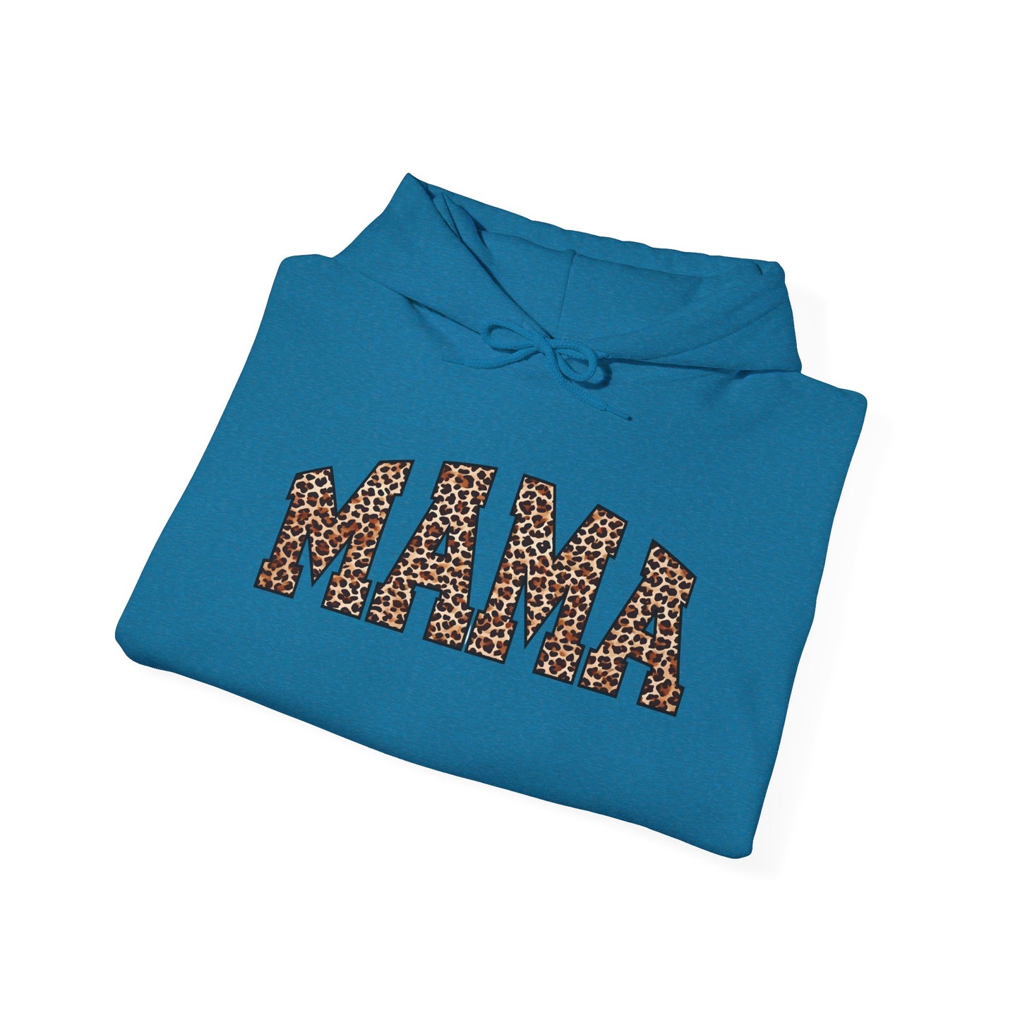 Mama Leopard Print Hoodie - Cozy Unisex Sweatshirt for Moms