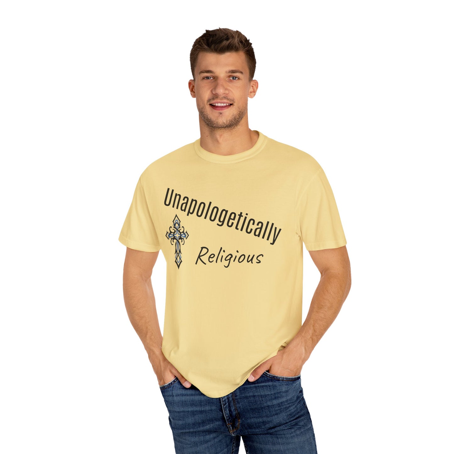 Unapologetically Religious T-Shirt, Faith-Based Tee, Spiritual Wear, Christian Apparel, Gift for Believers, Inspirational Clothing