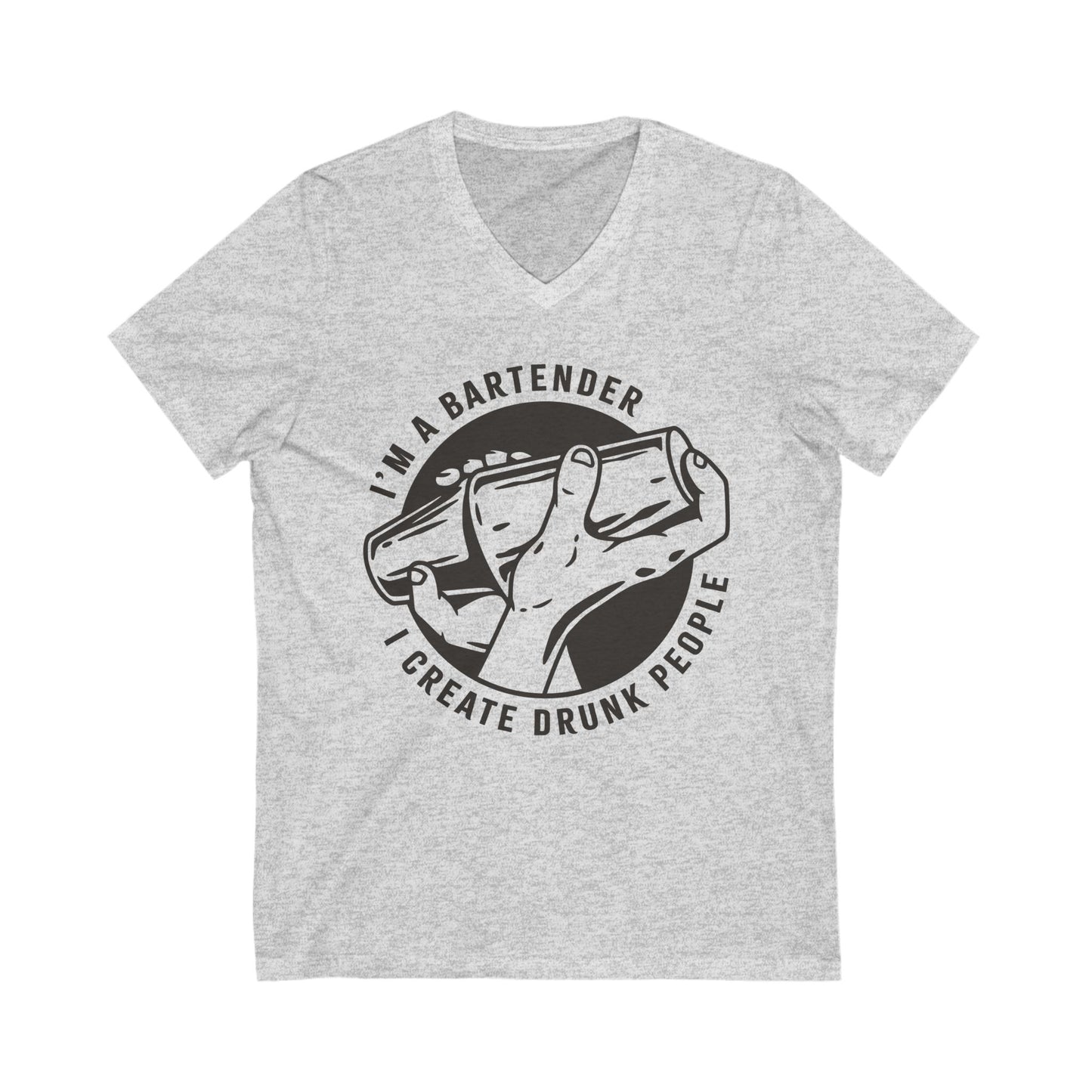 I'm A Bartender Unisex V-Neck Tee | Fun Shirt for Bartenders, Gifts for Cocktail Lovers, Alcohol Humor Tee, Drinking Celebration [...]