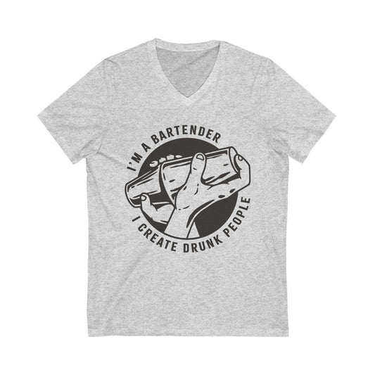 I'm A Bartender Unisex V-Neck Tee | Fun Shirt for Bartenders, Gifts for Cocktail Lovers, Alcohol Humor Tee, Drinking Celebration [...]