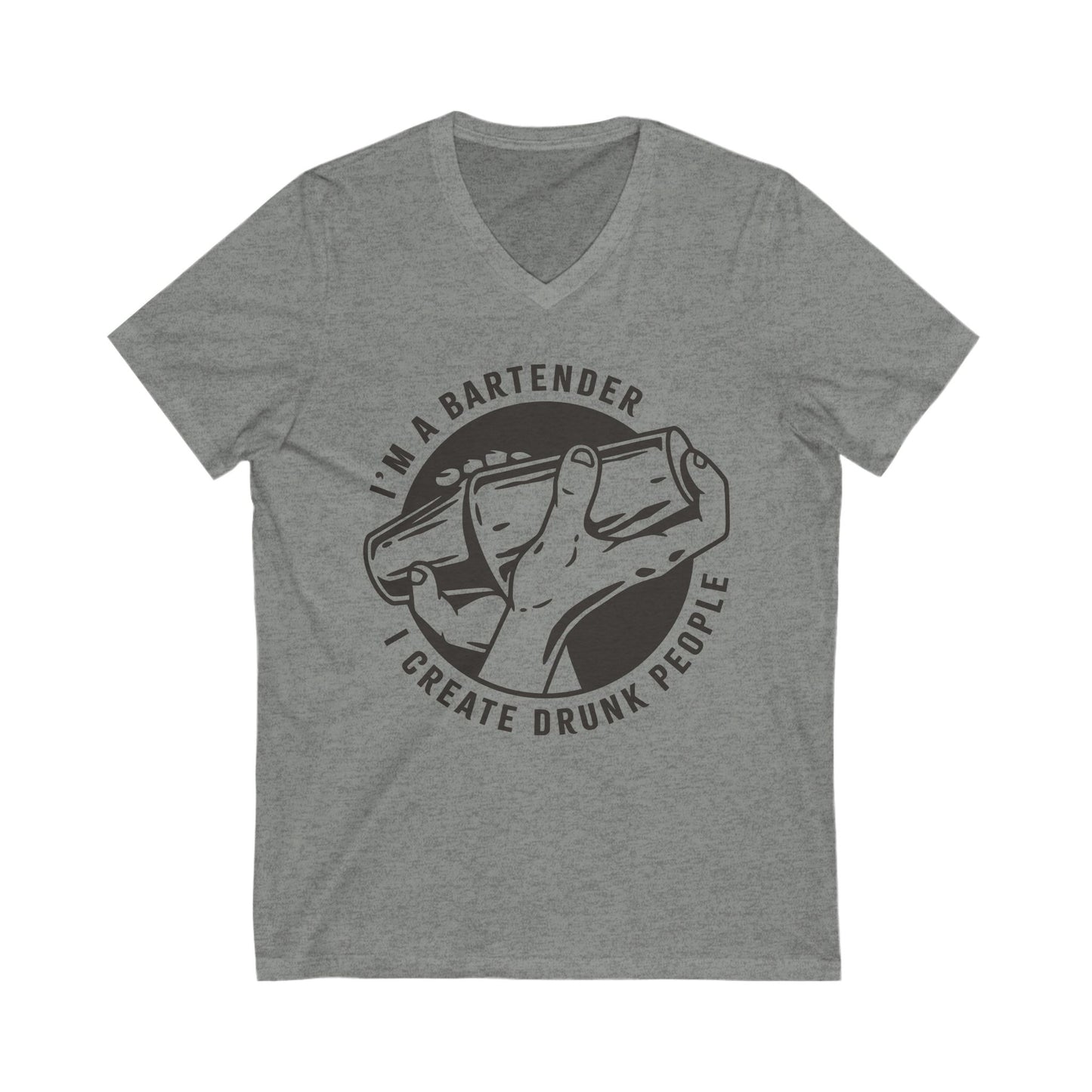 I'm A Bartender Unisex V-Neck Tee | Fun Shirt for Bartenders, Gifts for Cocktail Lovers, Alcohol Humor Tee, Drinking Celebration [...]