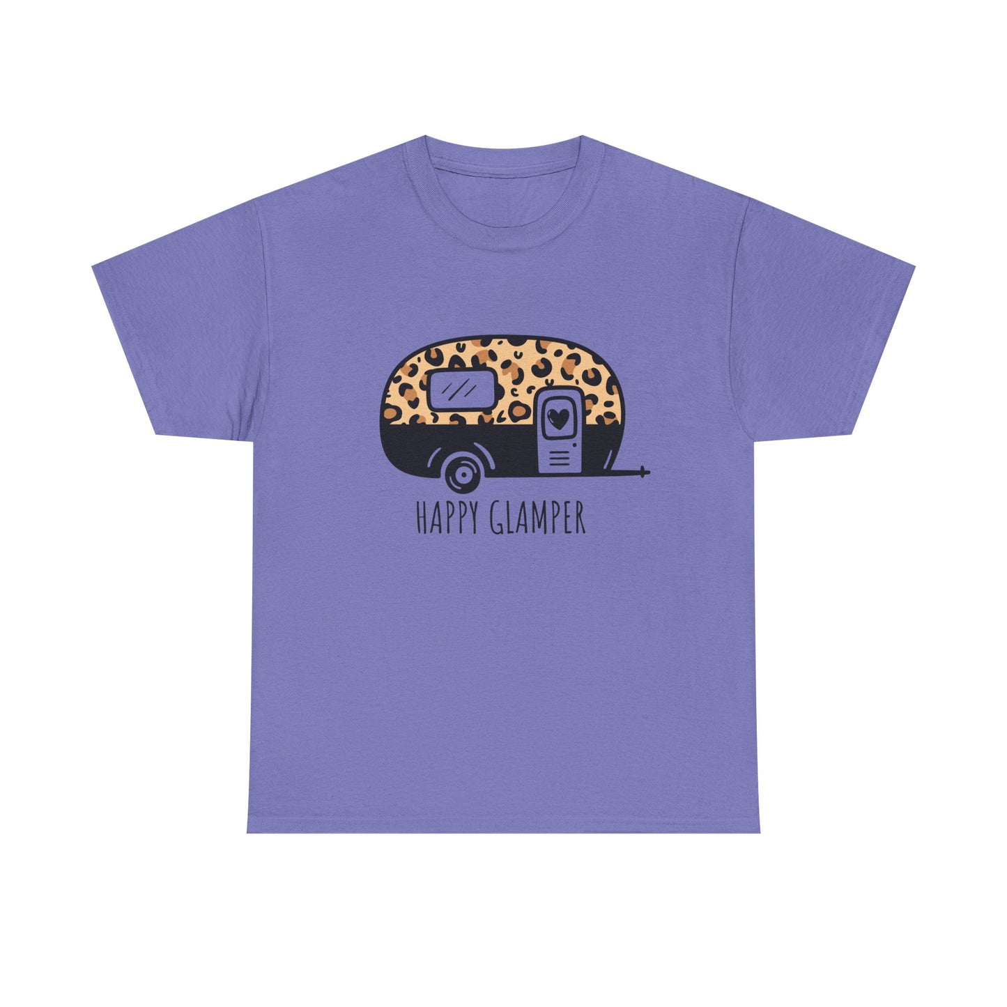 Happy Glamper Unisex Heavy Cotton Tee - Perfect for Camping Lovers