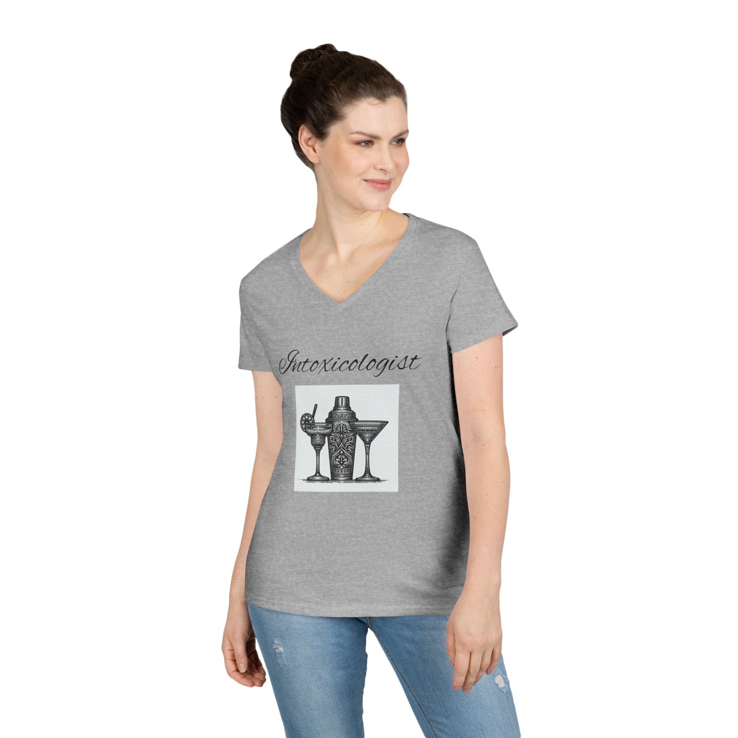 Ladies' V-Neck T-Shirt