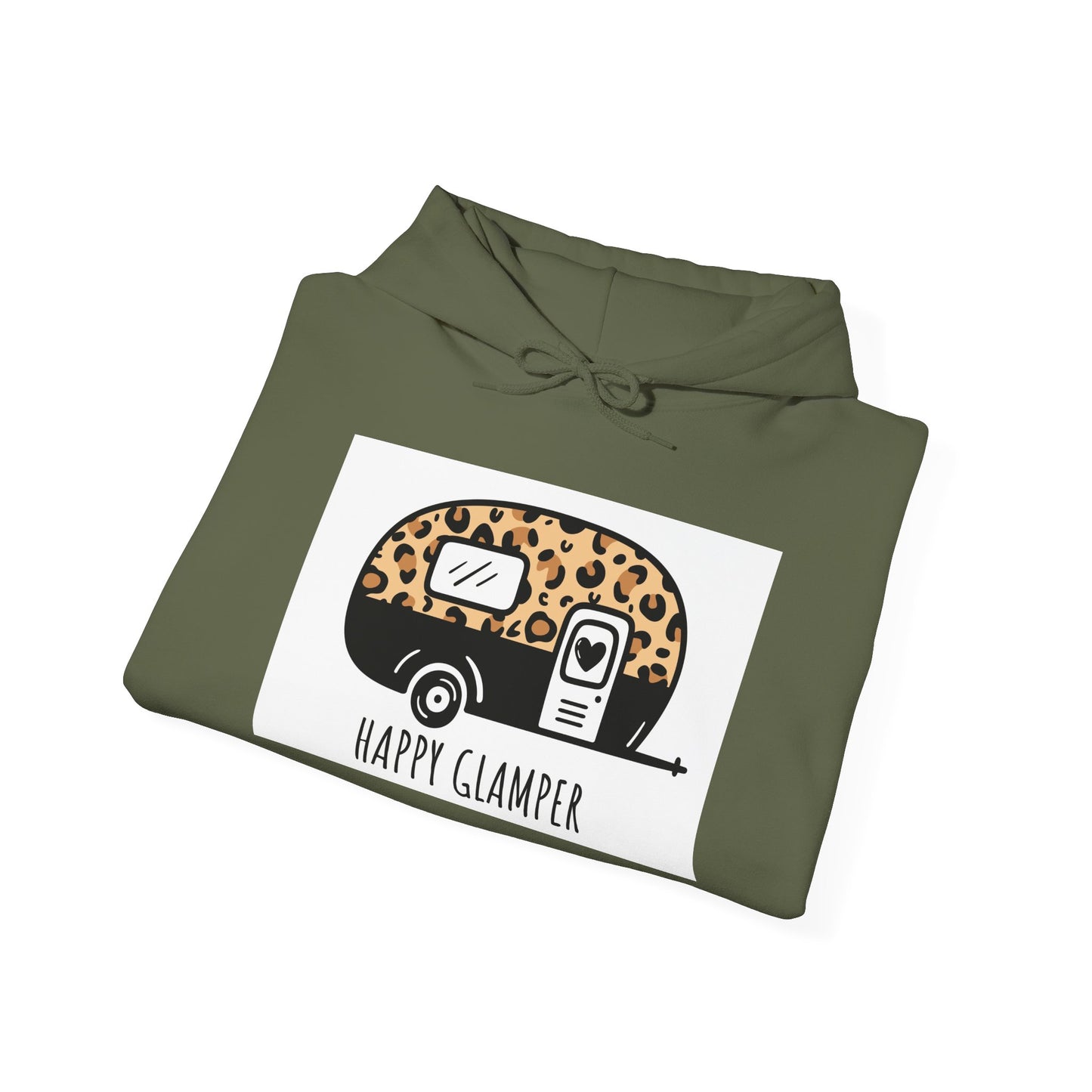 Happy Glamper Unisex Heavy Blend™ Hoodie - Cozy Camping Sweatshirt