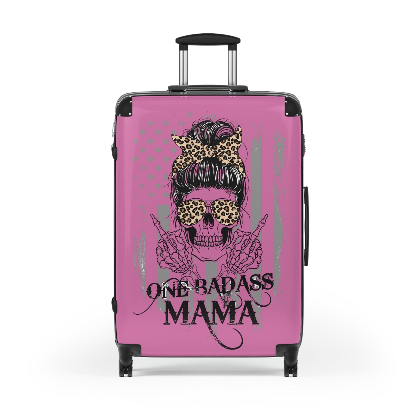 One Badass Mama Luggage Suitcase - Trendy Travel Bag for Empowered Moms