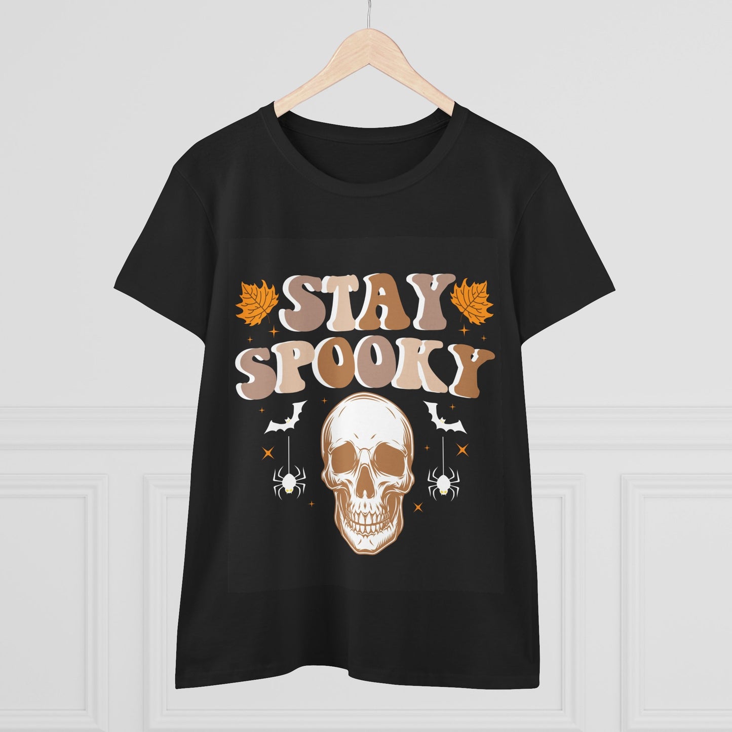 Stay Spooky Women's Tee - Halloween Shirt, Fall Fashion, Graphic Tee for Women, Casual Halloween, Spooky Season Outfit