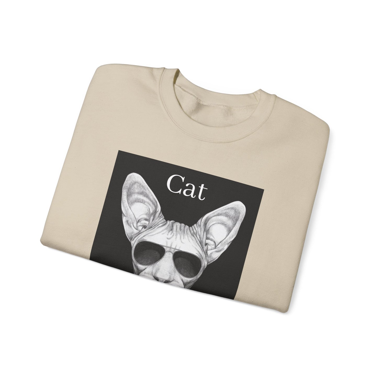 Cat Boss Unisex Crewneck Sweatshirt - Funny Cat Graphic Pullover